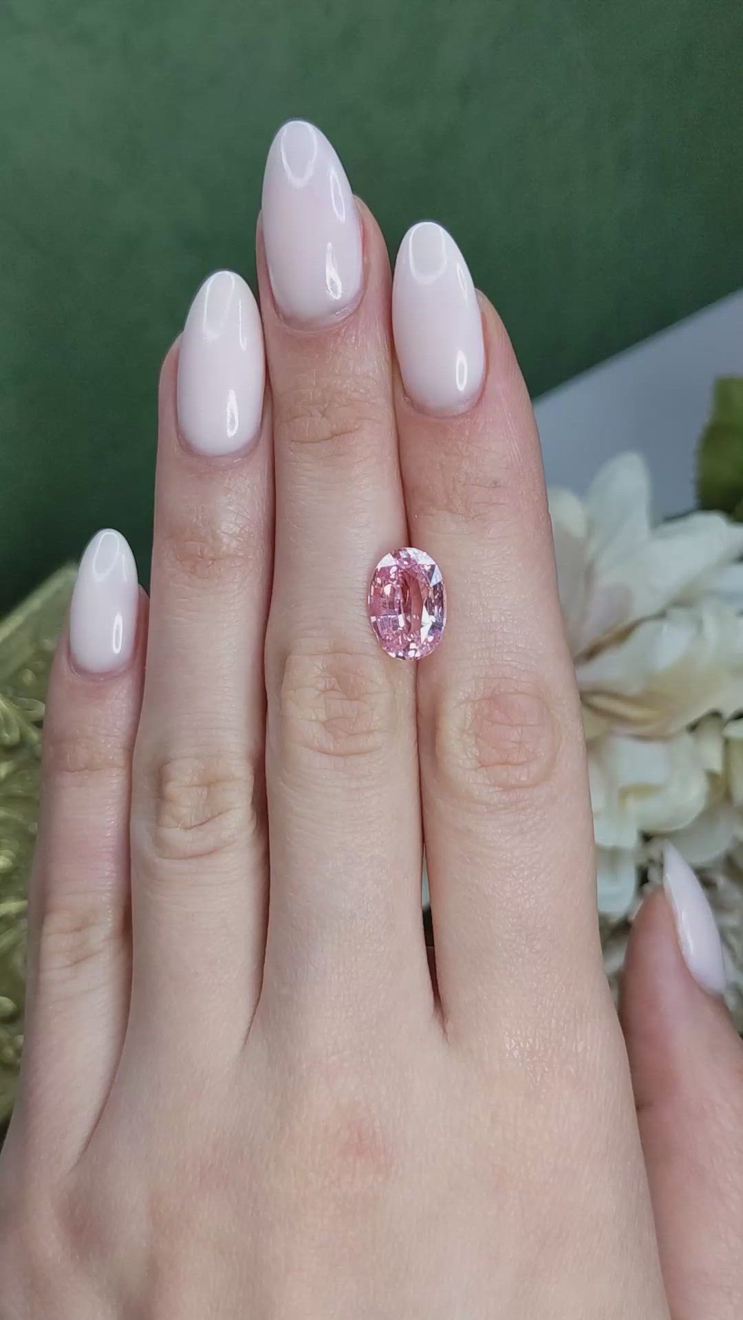 5.14 Ct. Padparadscha Sapphire from Madagascar Size Video
