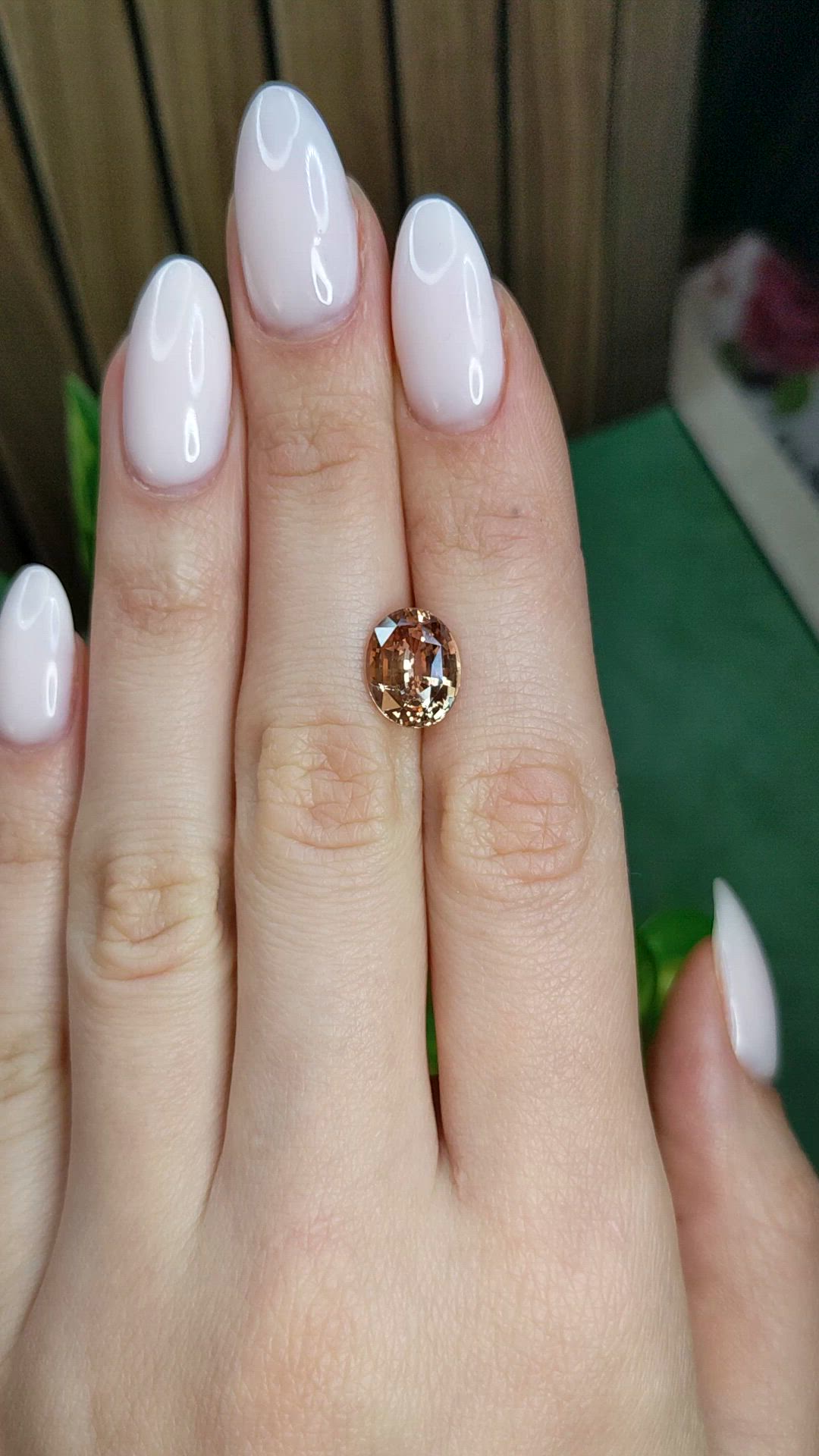 4.66 Ct. Padparadscha Sapphire from Madagascar Size Video