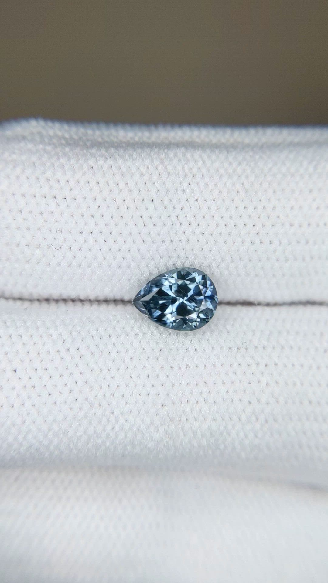 1.16 Ct. Greenish Blue Sapphire from Montana Size Video