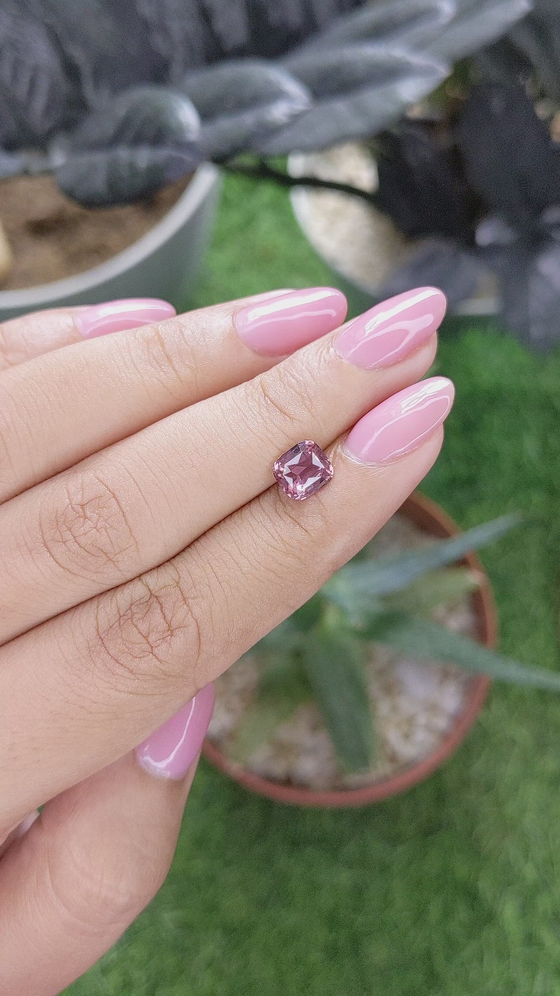 1.53 Ct. Padparadscha Sapphire from Madagascar Size Video