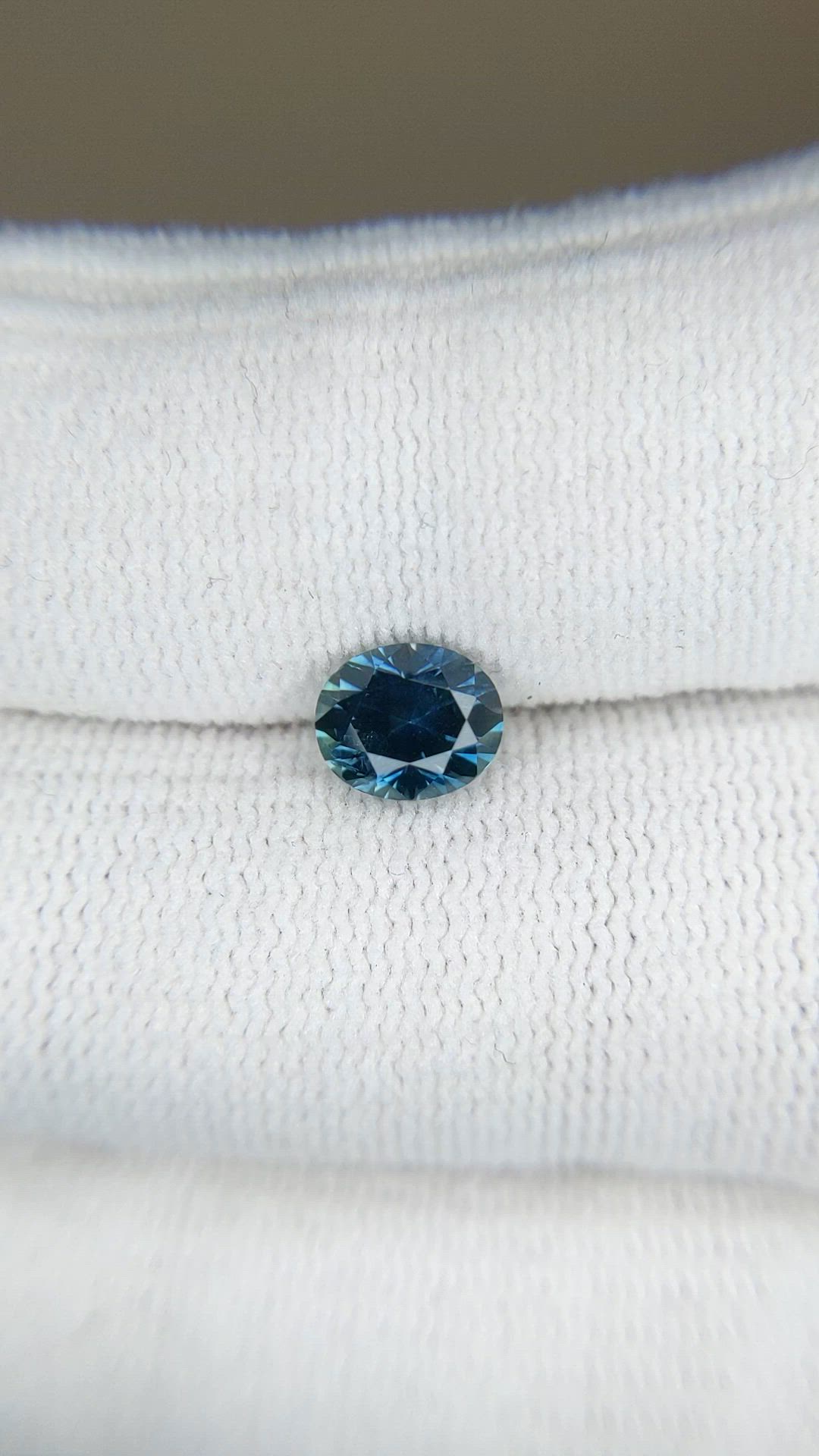 1.30 Ct. Blue Sapphire from Montana Size Video