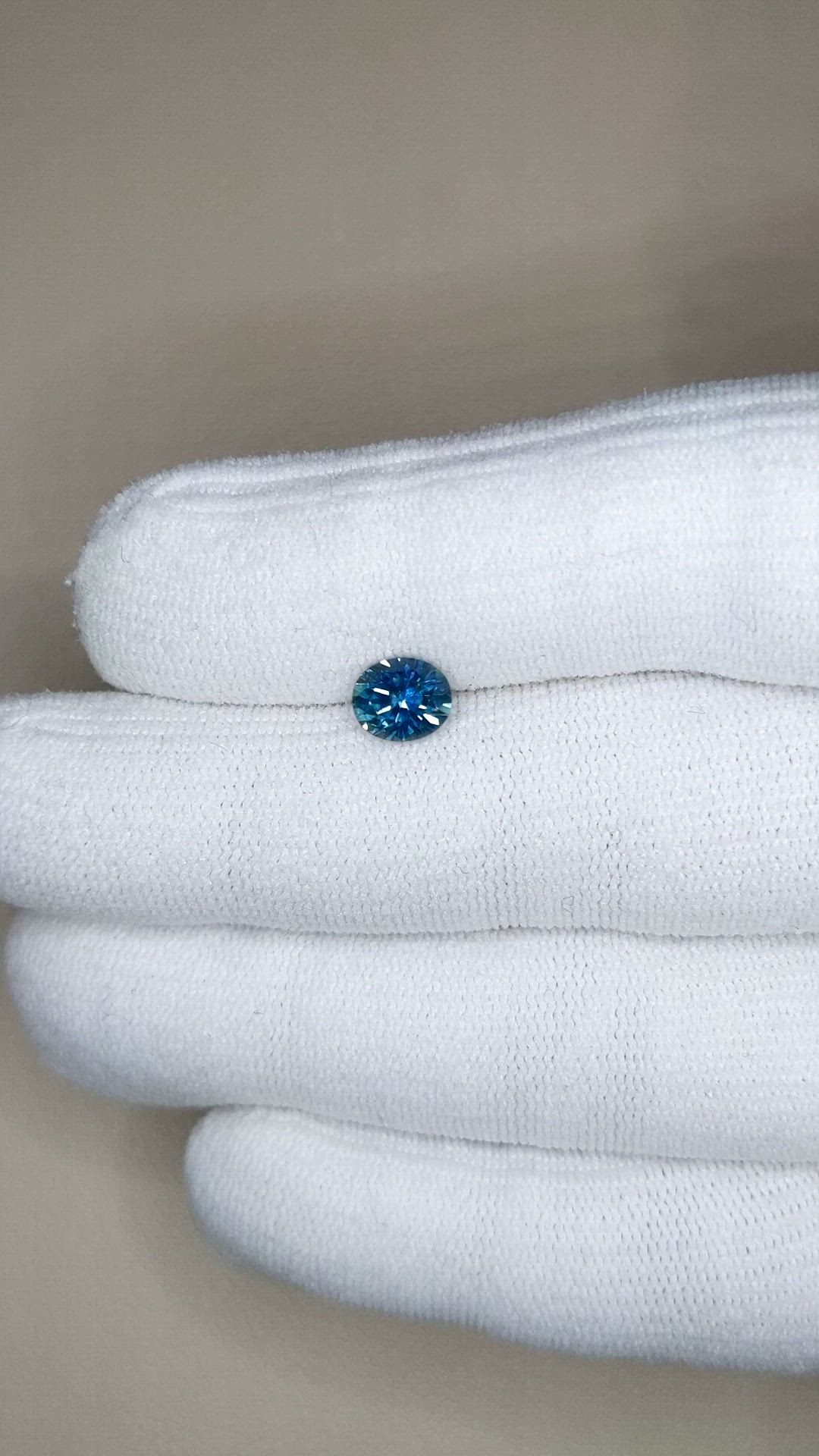 1.30 Ct. Blue Sapphire from Montana Size Video
