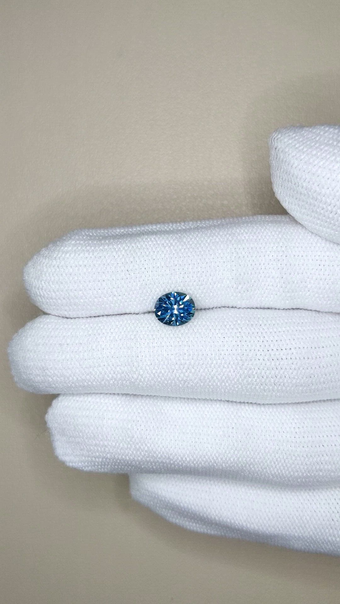 1.55 Ct. Greenish Blue Sapphire from Montana Size Video