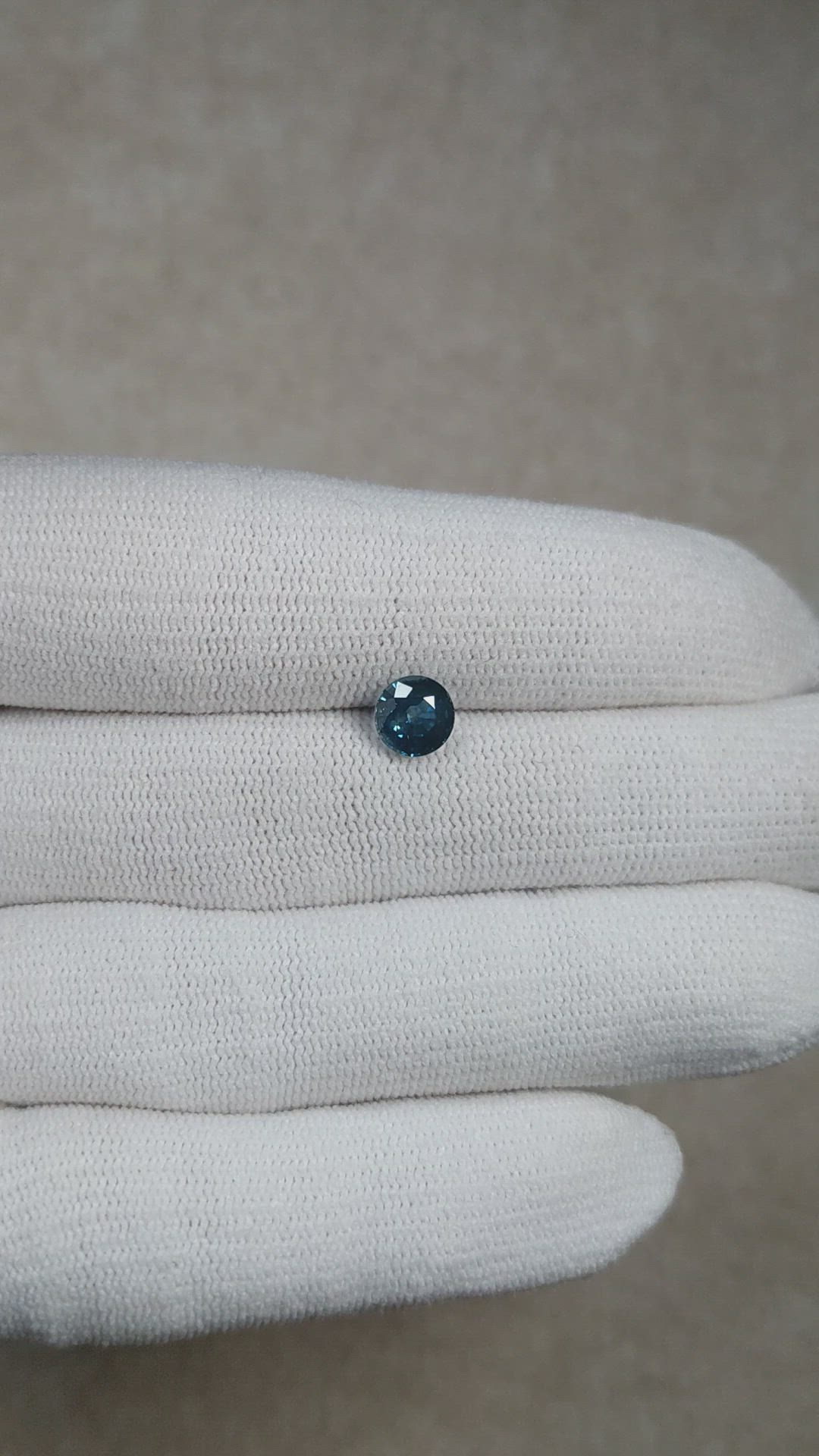 1.43 Ct. Greenish Blue Sapphire from Montana Size Video