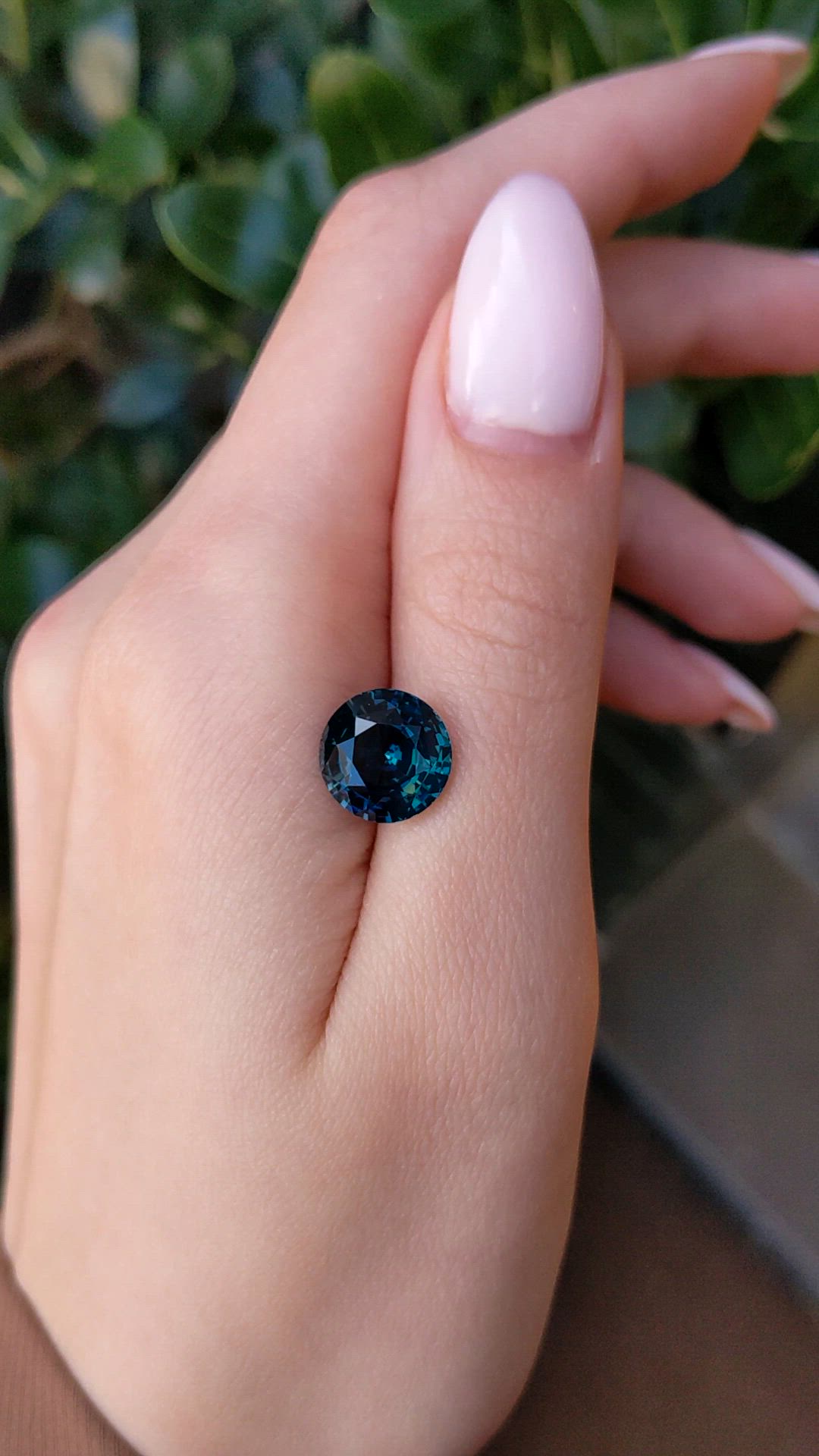 6.99 Ct. Bluish Green Sapphire Size Video