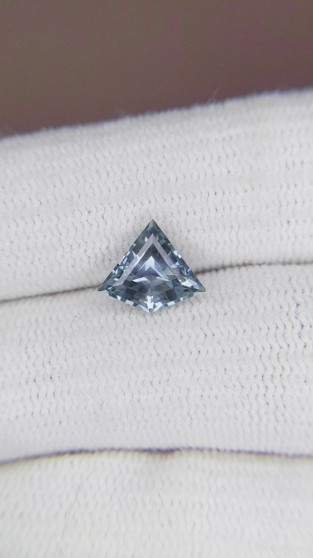 1.79 Ct. Greyish Blue Sapphire from Montana Size Video