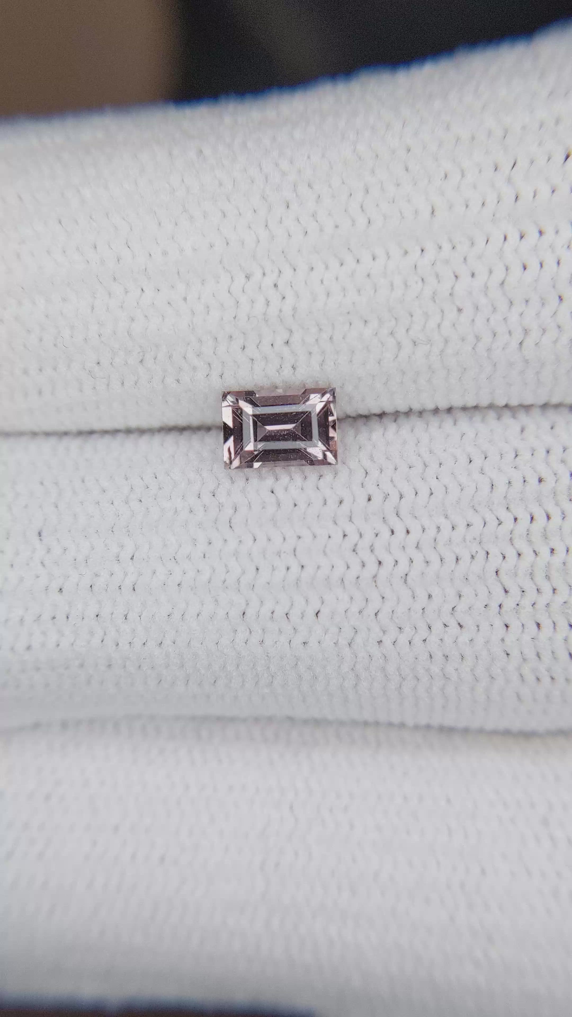 0.68 Ct. Pink Sapphire from Ceylon (Sri Lanka) Size Video