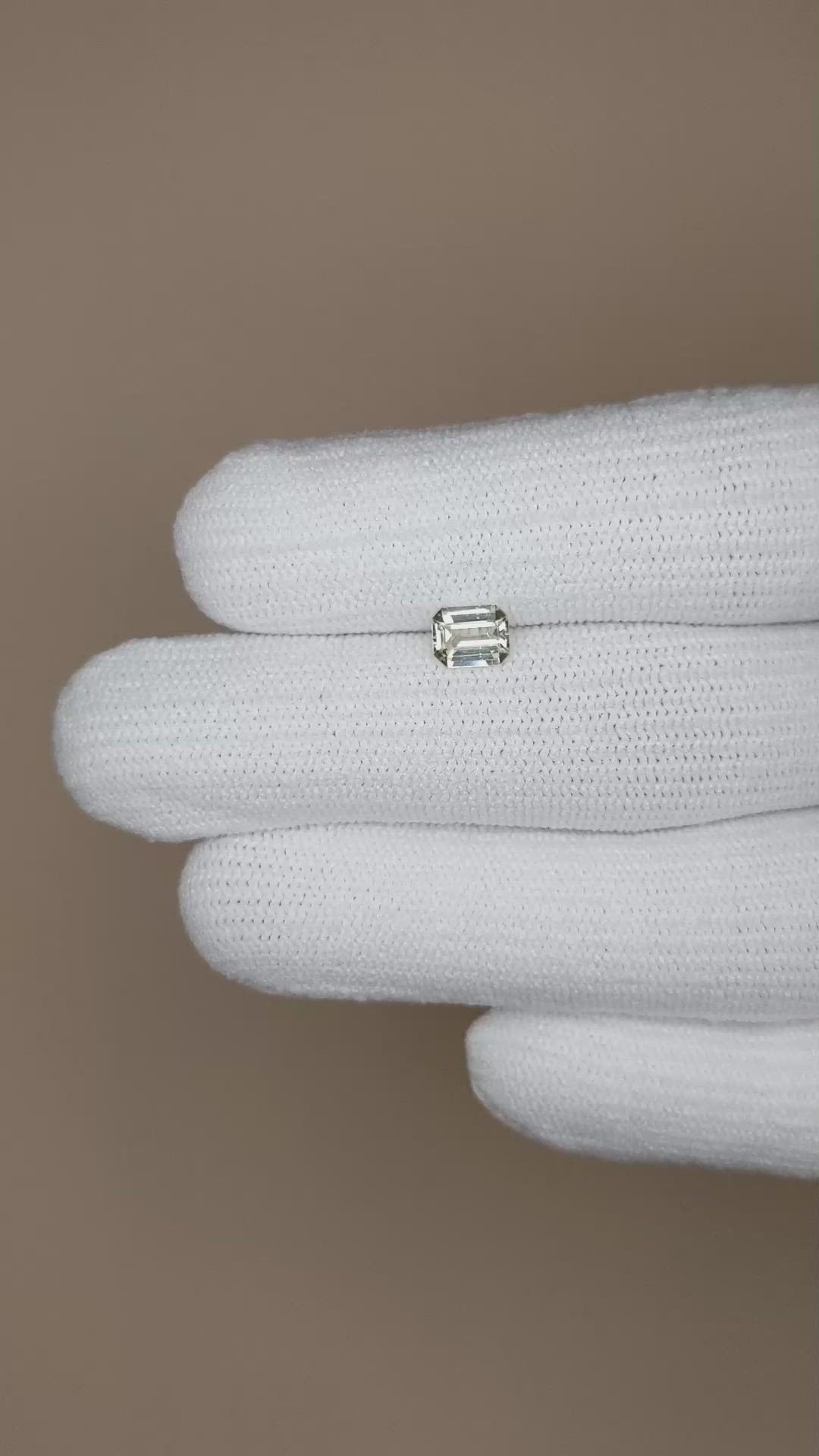 0.73 Ct. Yellow Sapphire from Ceylon (Sri Lanka) Size Video