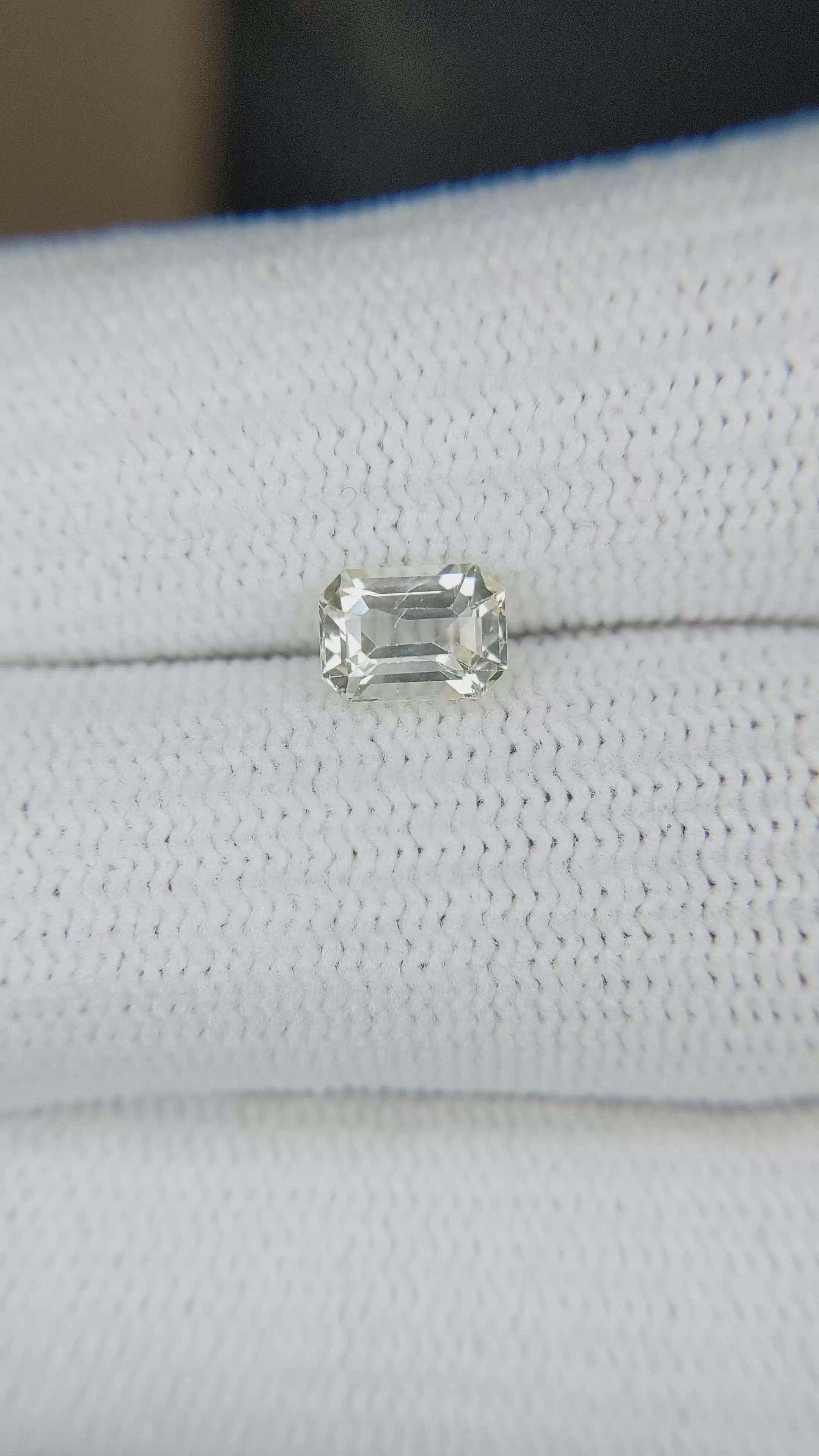 1.09 Ct. Yellow Sapphire from Ceylon (Sri Lanka) Size Video