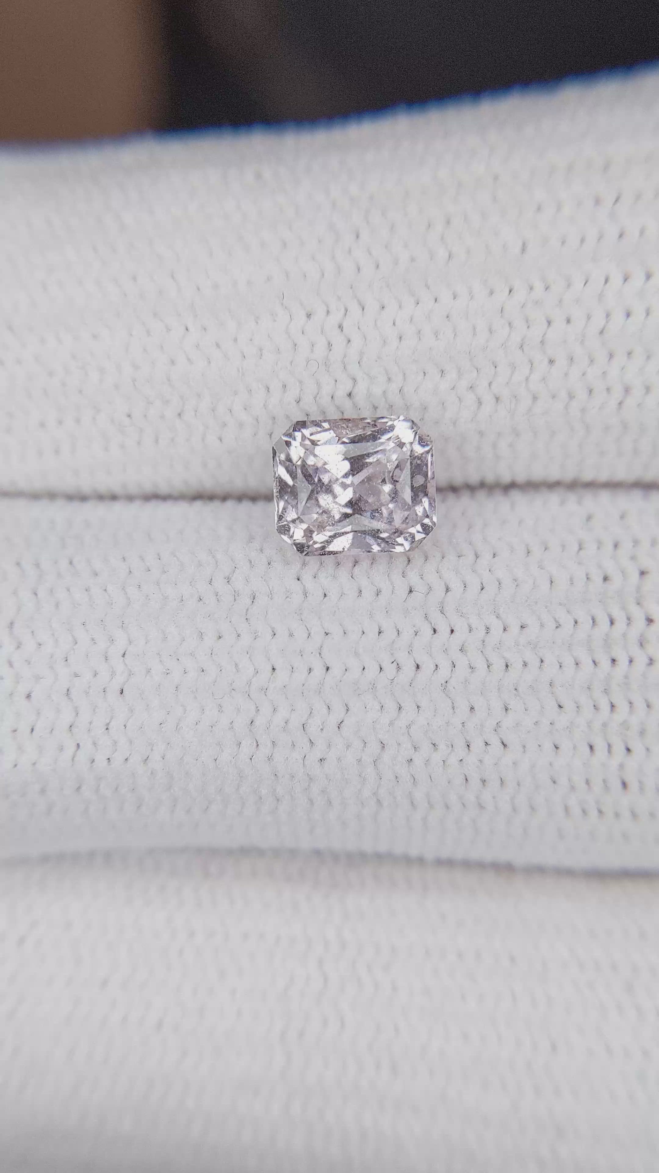 1.53 Ct. Pink Sapphire from Ceylon (Sri Lanka) Size Video