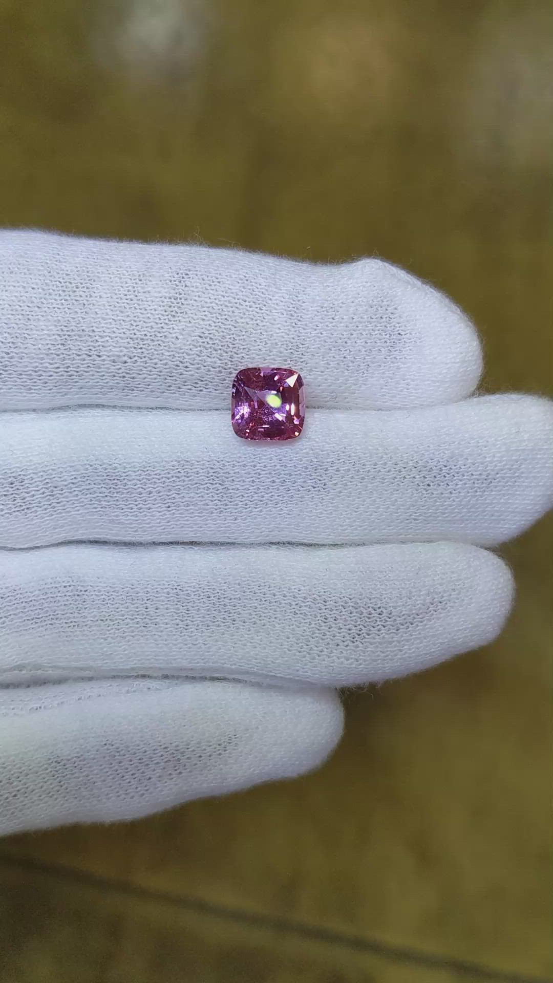 2.27 Ct. Pink Sapphire from Ceylon (Sri Lanka) Size Video