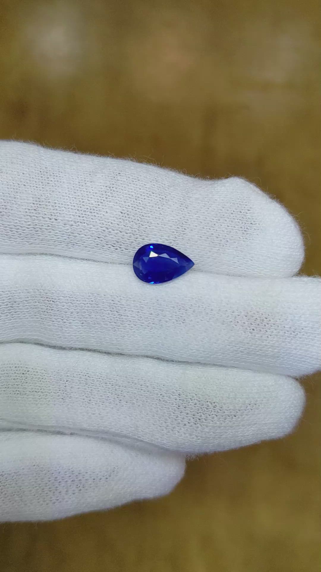 1.52 Ct. Blue Sapphire from Madagascar Size Video
