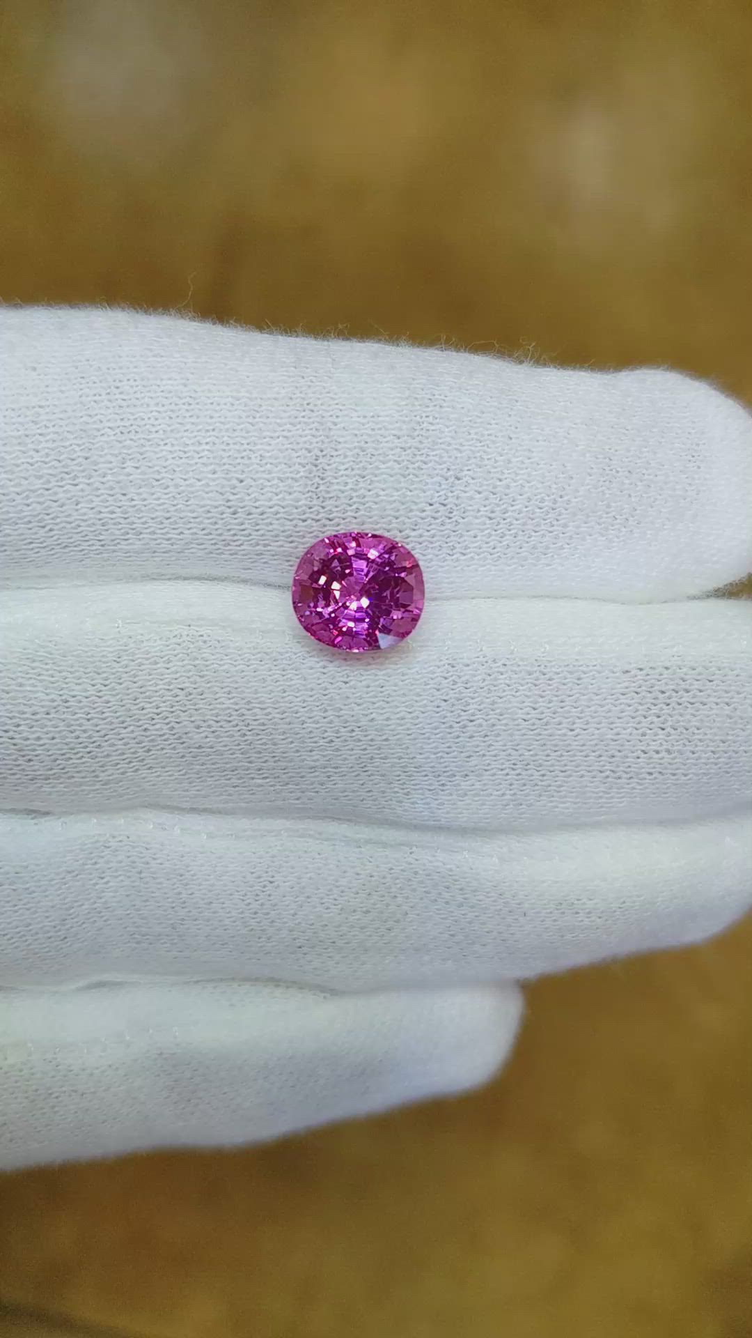 3.41 Ct. Pink Sapphire from Madagascar Size Video