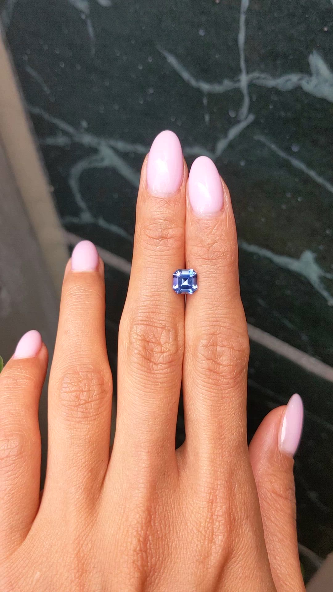 1.64 Ct. Blue Sapphire from Ceylon (Sri Lanka) Size Video