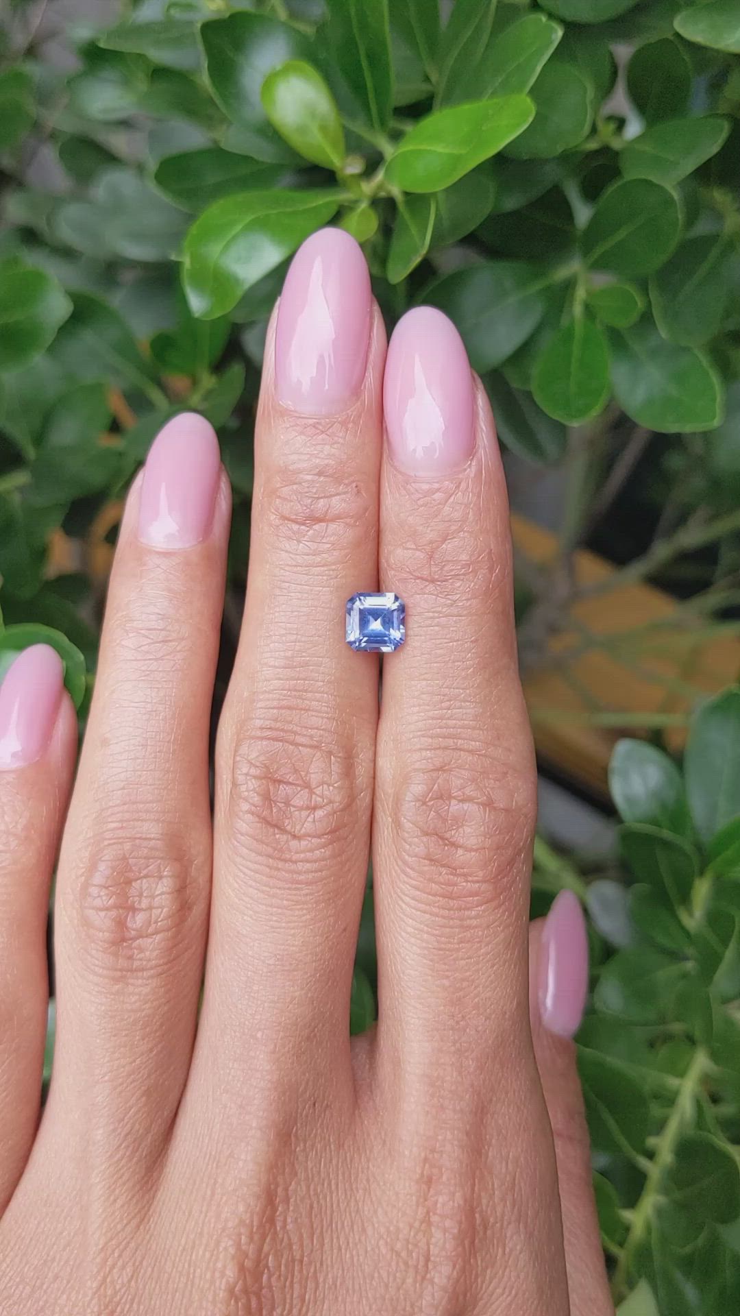 1.34 Ct. Blue Sapphire from Ceylon (Sri Lanka) Size Video