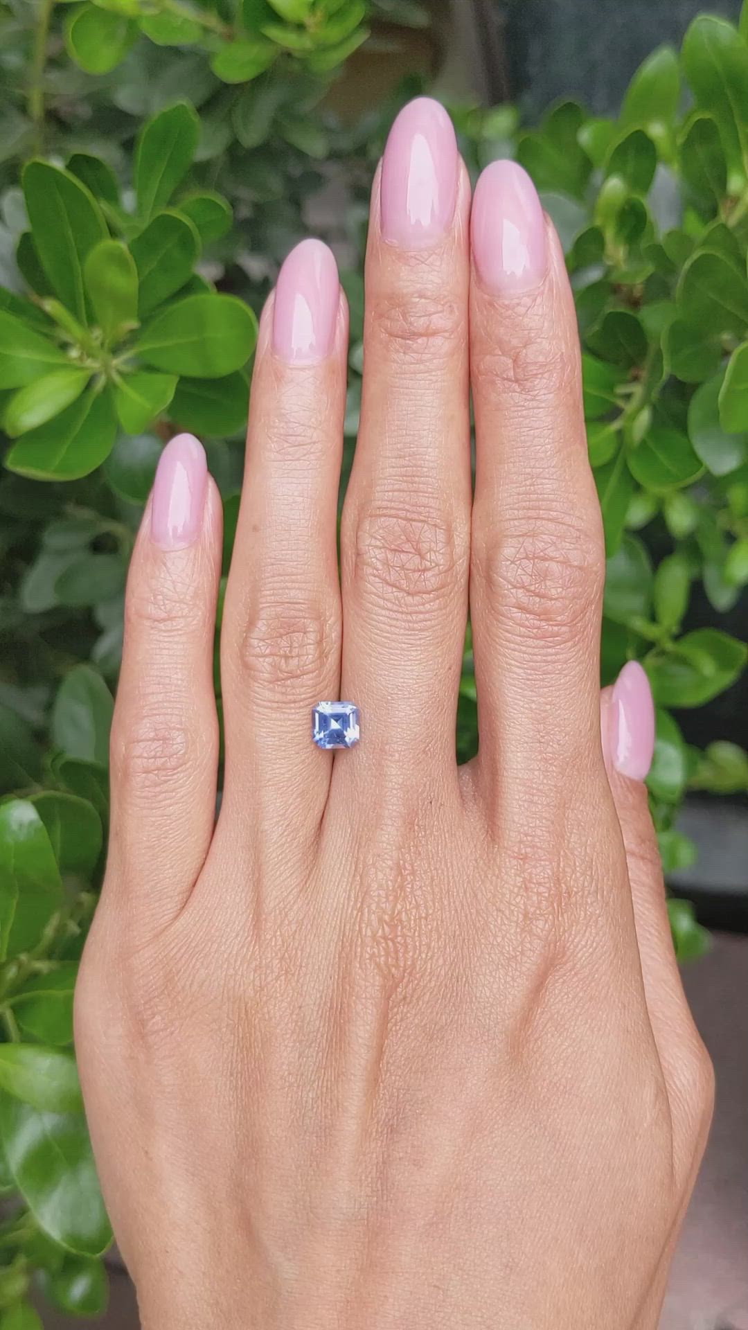 1.34 Ct. Blue Sapphire from Ceylon (Sri Lanka) Size Video