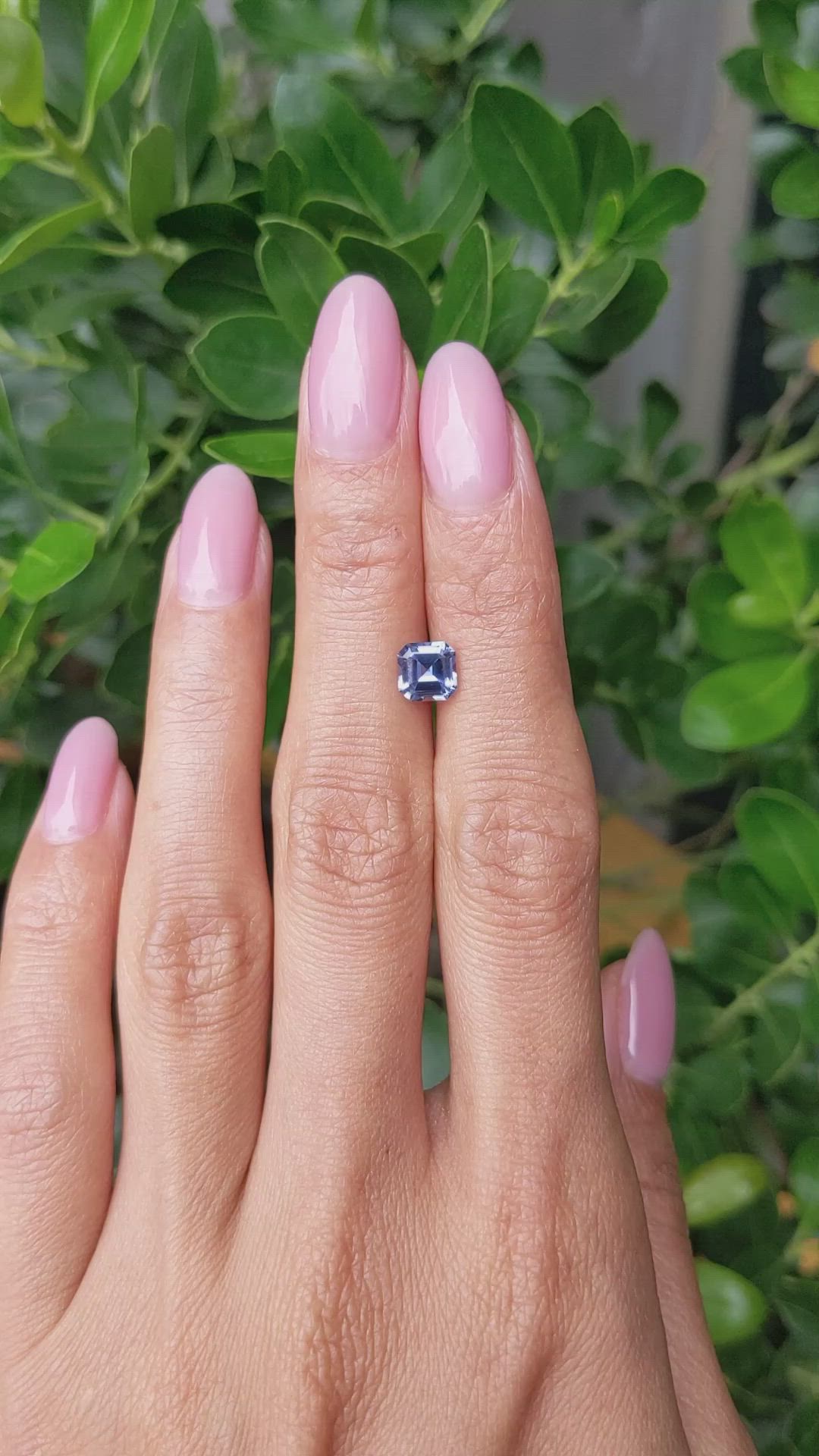 1.44 Ct. Blue Sapphire from Ceylon (Sri Lanka) Size Video