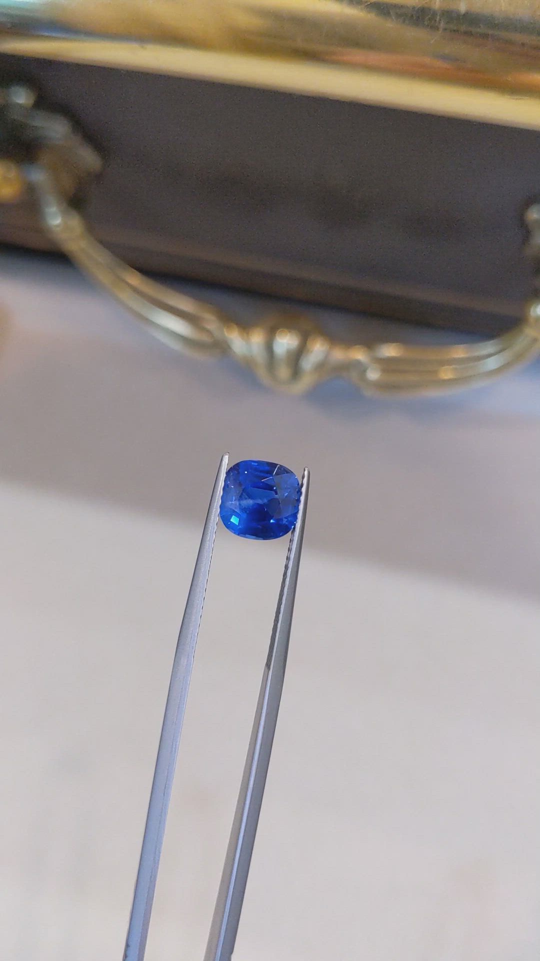 2.55 Ct. Sapphire from Burma (Myanmar) Size Video
