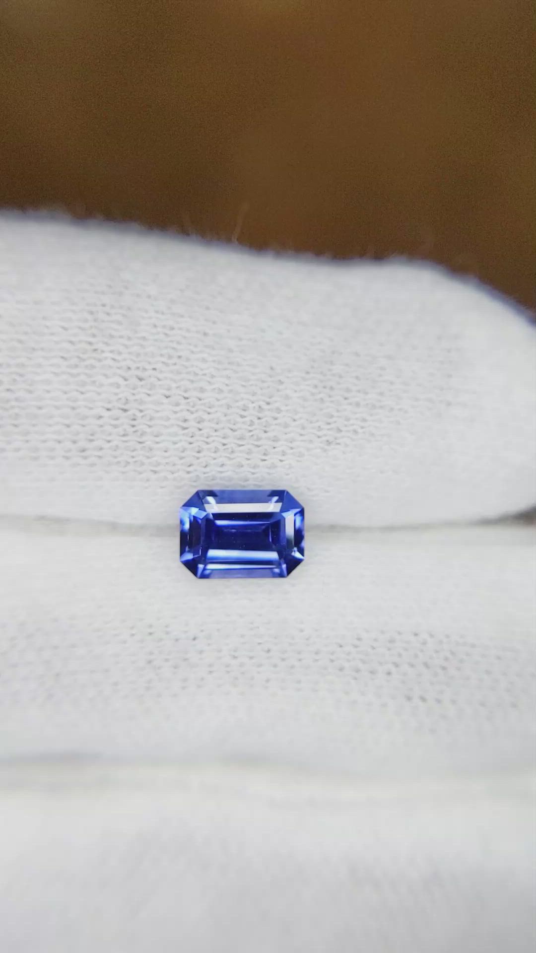 1.19 Ct. Blue Sapphire from Ceylon (Sri Lanka) Size Video