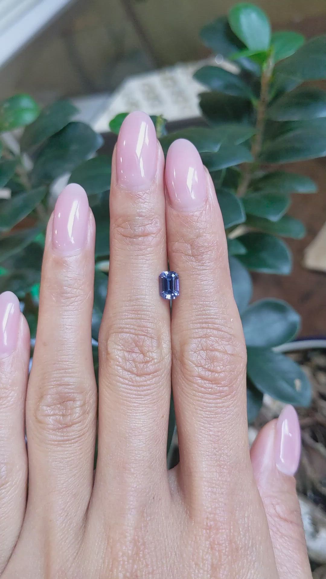1.01 Ct. Blue Sapphire from Ceylon (Sri Lanka) Size Video