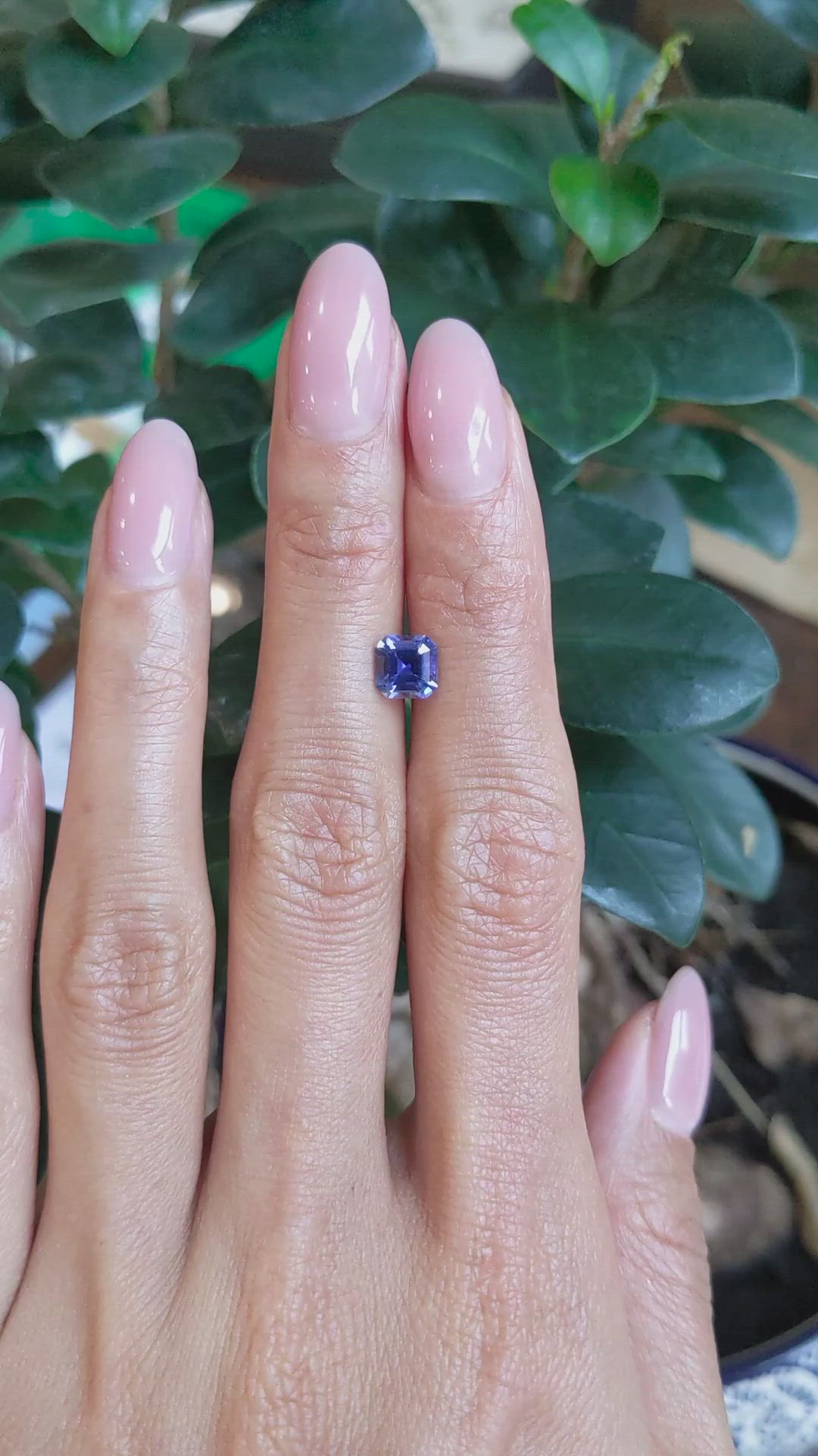 1.21 Ct. Blue Sapphire from Ceylon (Sri Lanka) Size Video
