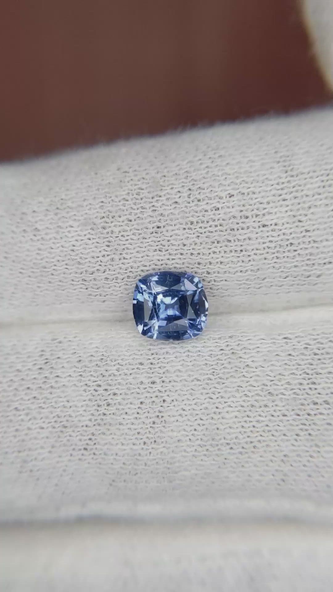 1.15 Ct. Blue Sapphire from Ceylon (Sri Lanka) Size Video