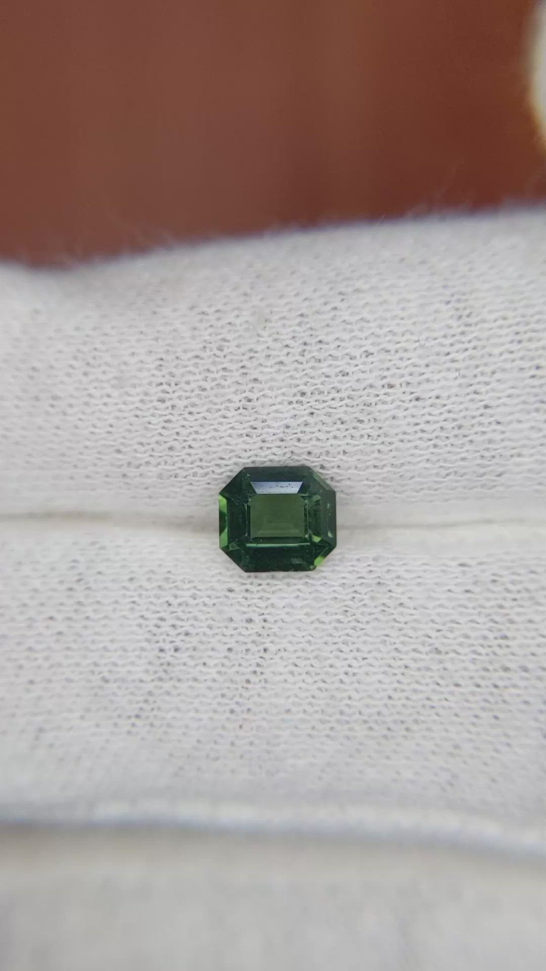 1.18 Ct. Bluish Green Sapphire from Ceylon (Sri Lanka) Size Video