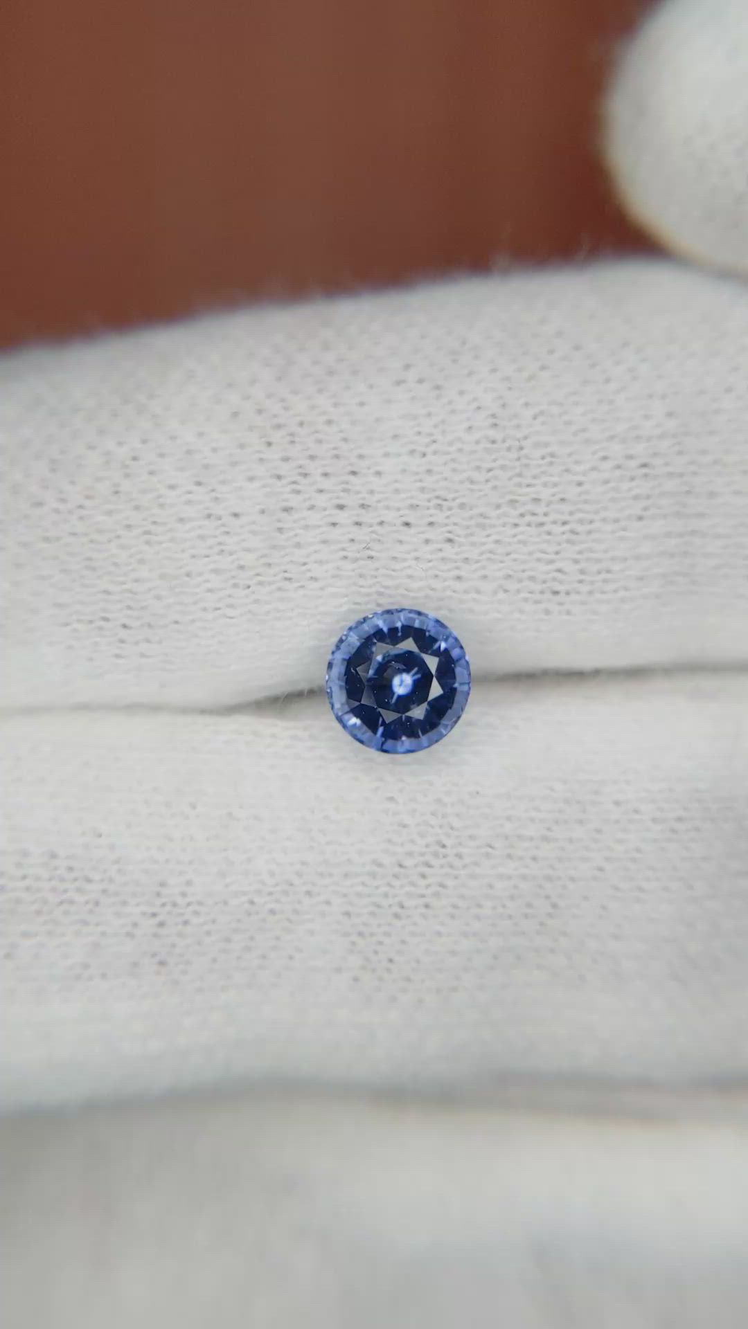 1.19 Ct. Blue Sapphire from Ceylon (Sri Lanka) Size Video