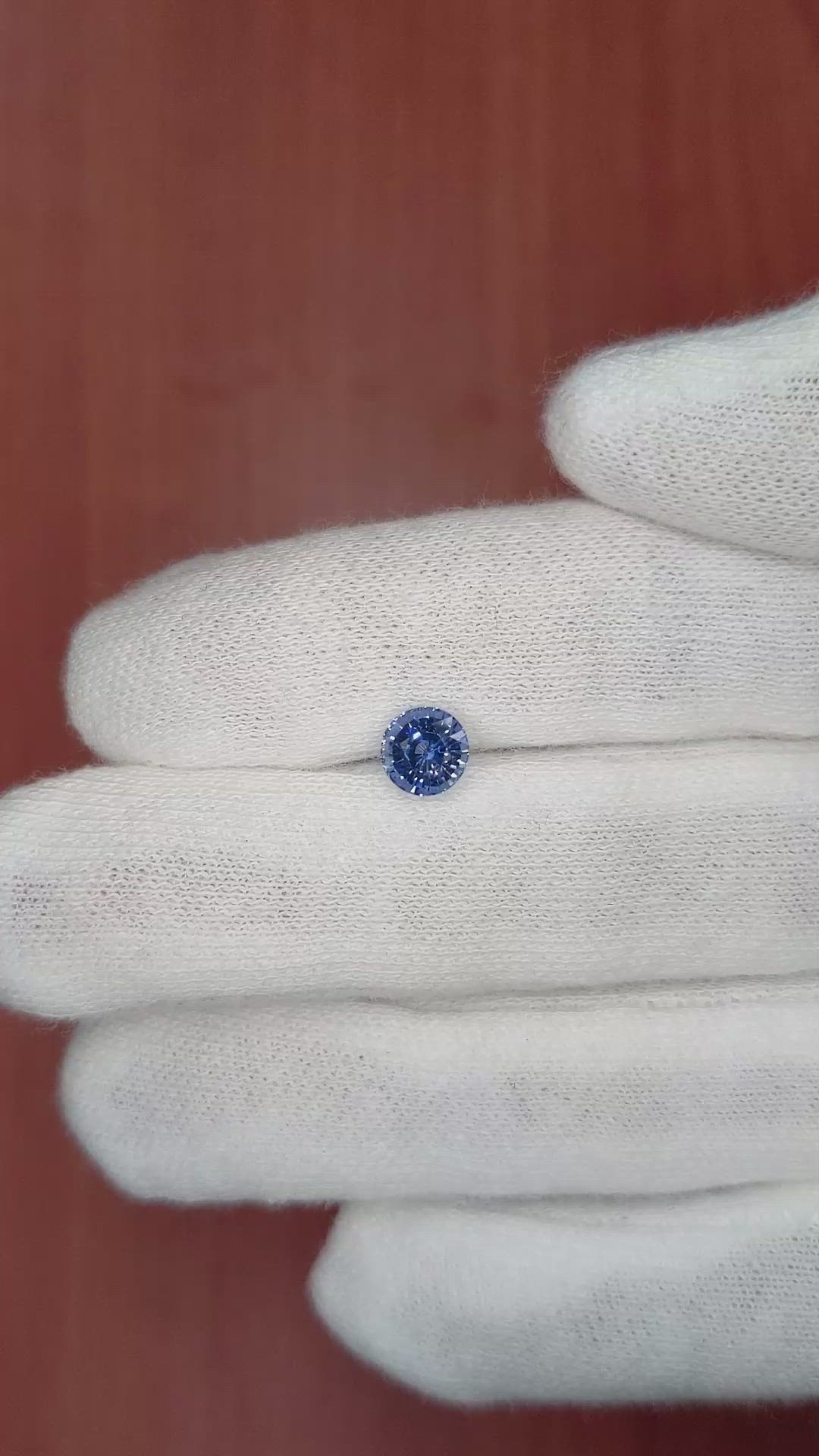 1.19 Ct. Blue Sapphire from Ceylon (Sri Lanka) Size Video