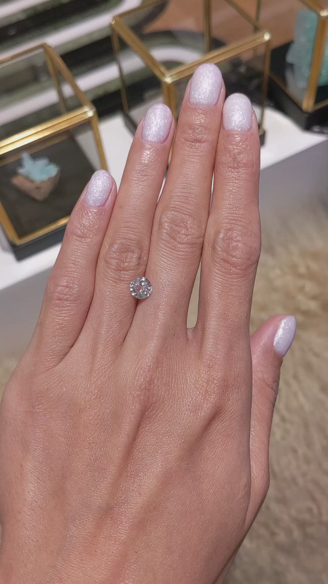 1.27 Ct. Peach Sapphire from Madagascar Size Video