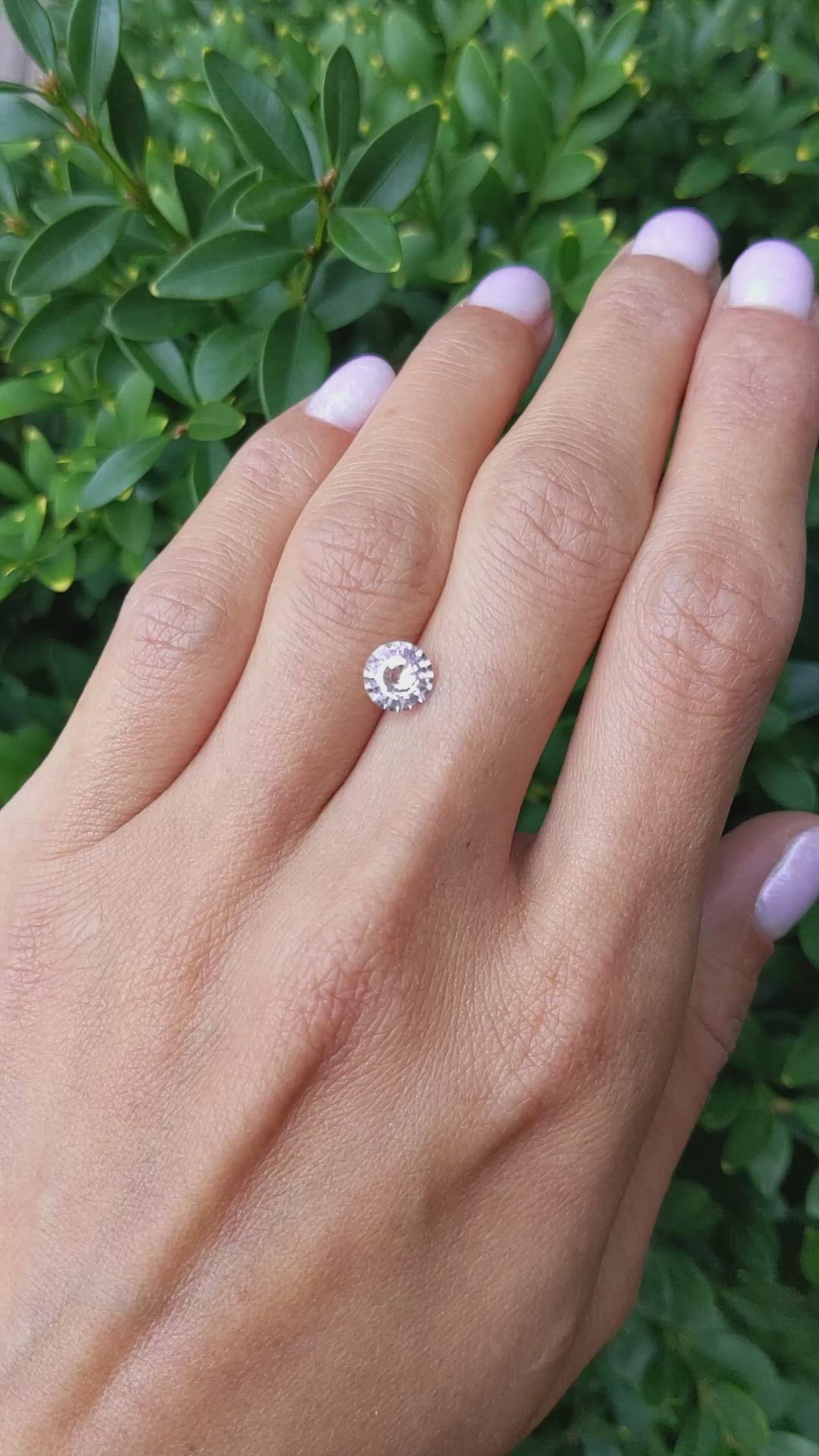 1.27 Ct. Peach Sapphire from Madagascar Size Video