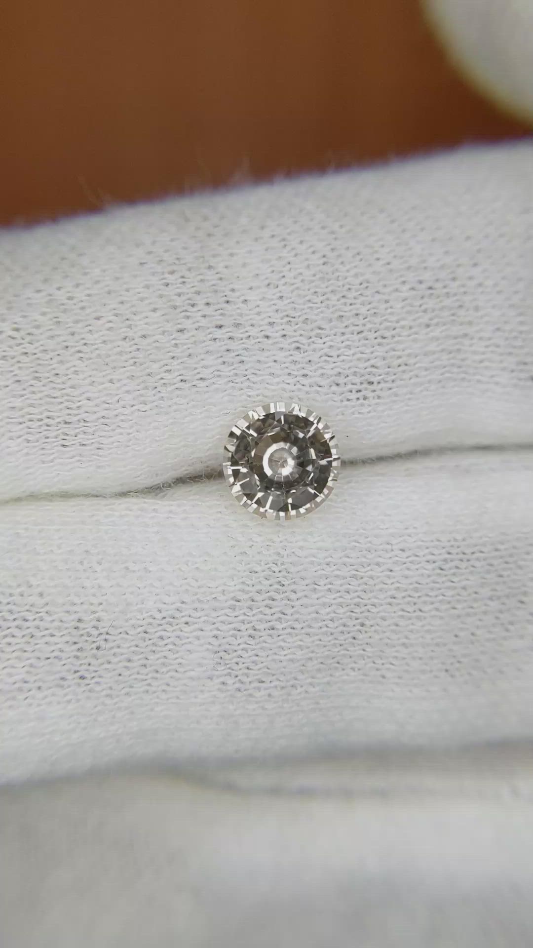 1.27 Ct. Peach Sapphire from Madagascar Size Video
