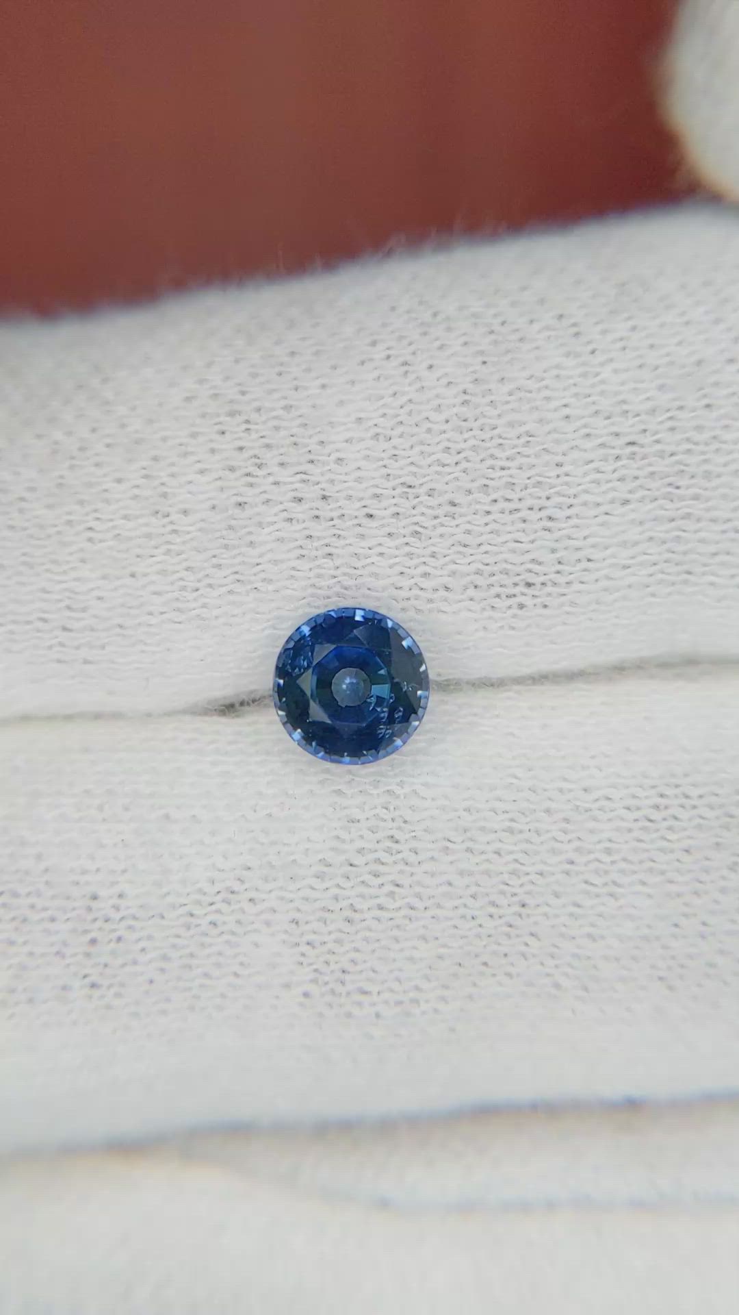 1.22 Ct. Blue Sapphire from Ceylon (Sri Lanka) Size Video