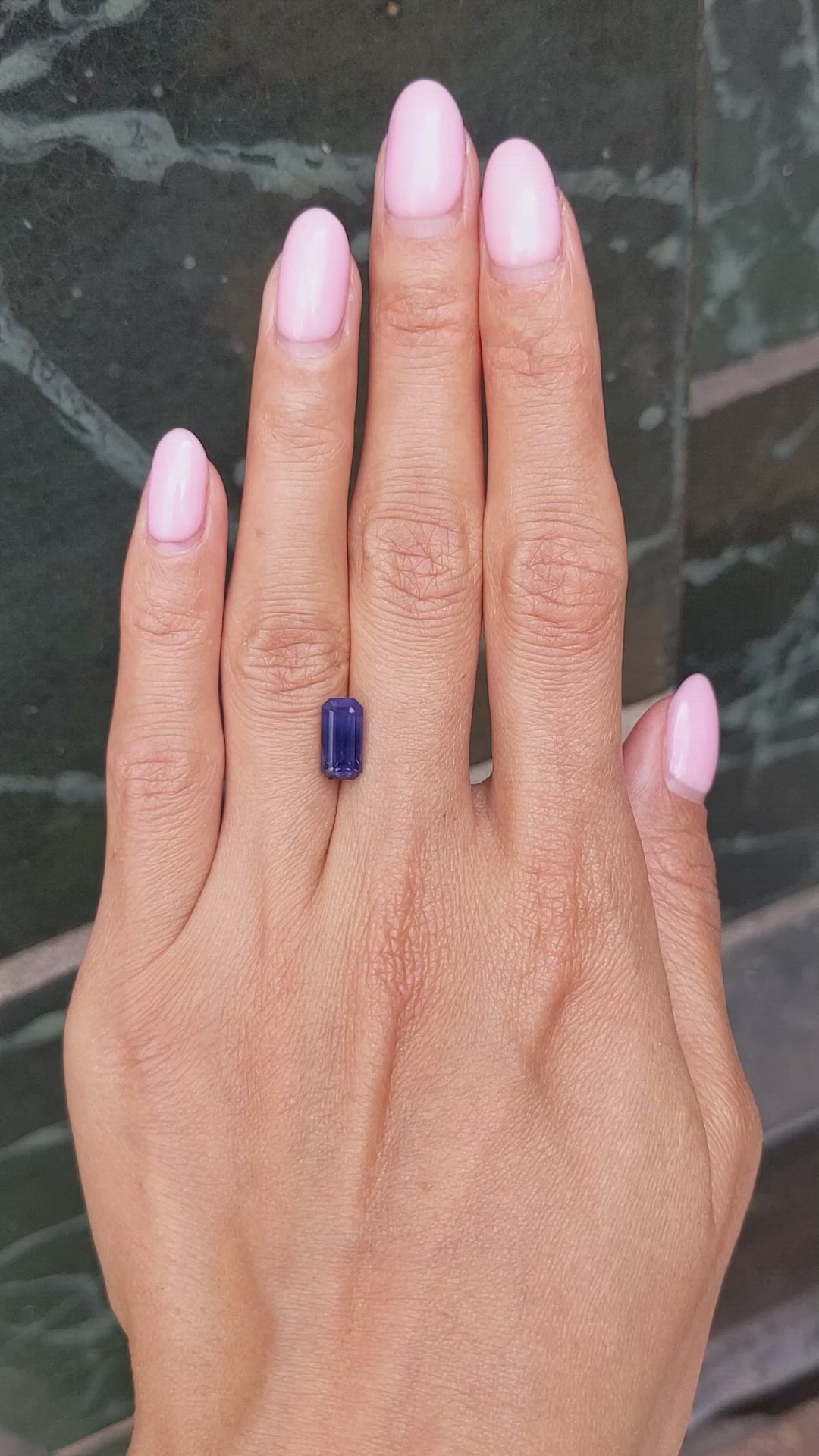 2.60 Ct. Color Change Sapphire from Ceylon (Sri Lanka) Size Video