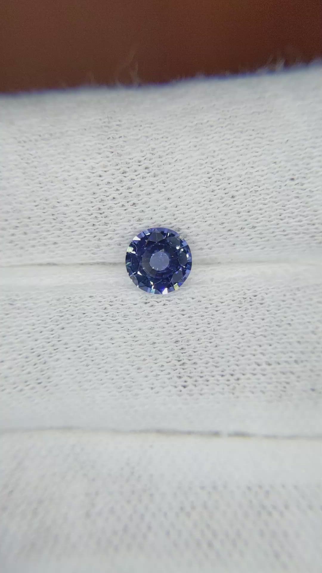 0.91 Ct. Blue Sapphire from Ceylon (Sri Lanka) Size Video