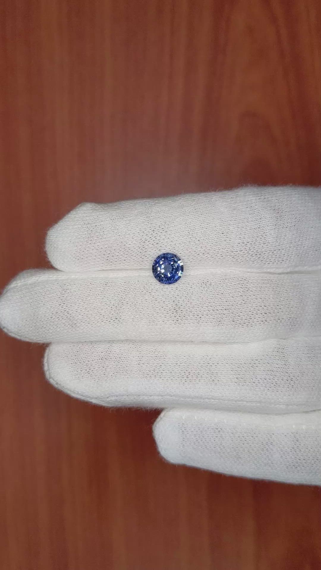1.32 Ct. Blue Sapphire from Ceylon (Sri Lanka) Size Video
