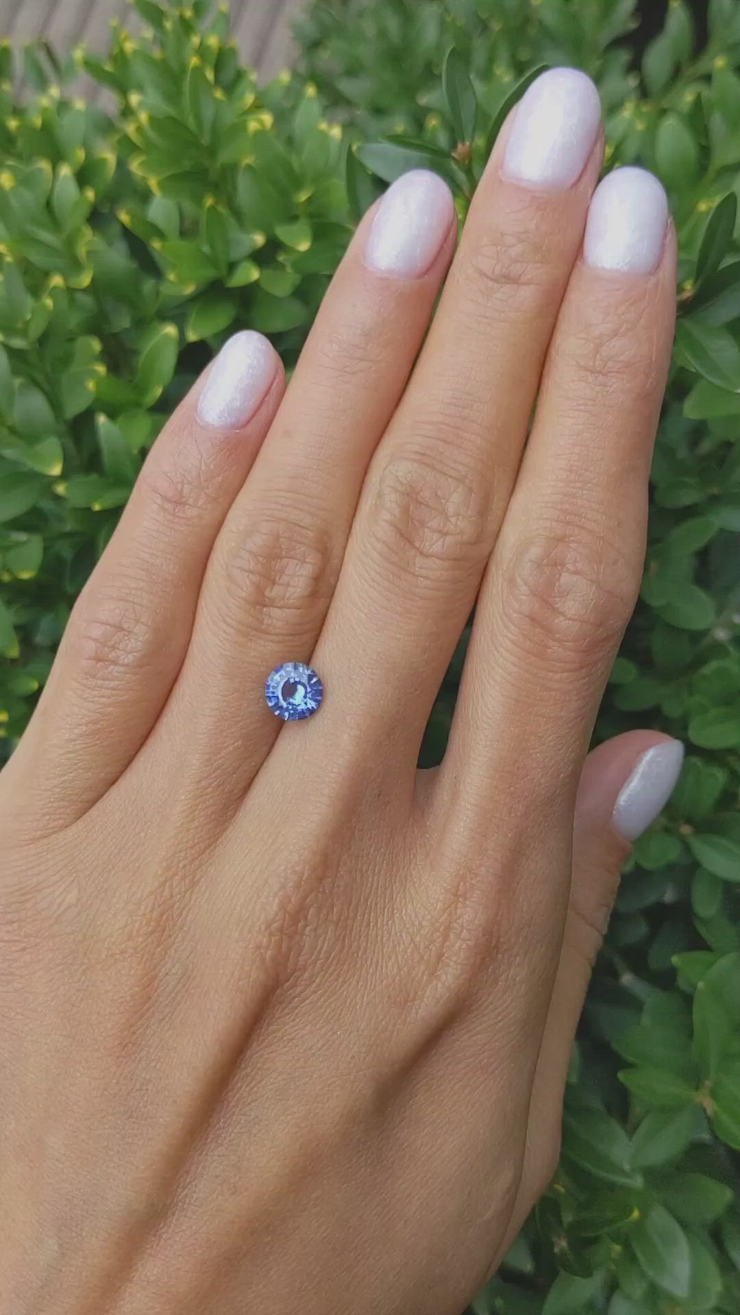 1.32 Ct. Blue Sapphire from Ceylon (Sri Lanka) Size Video