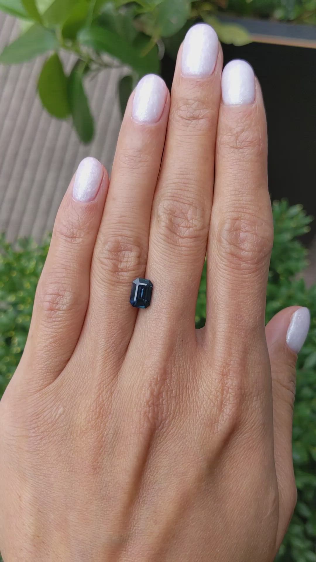 1.61 Ct. Color Change Sapphire from Ceylon (Sri Lanka) Size Video