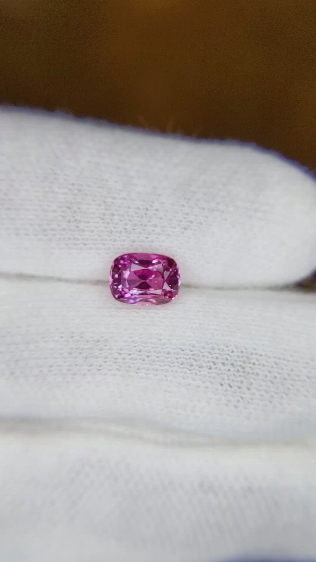 1.30 Ct. Pink Sapphire from Ceylon (Sri Lanka) Size Video