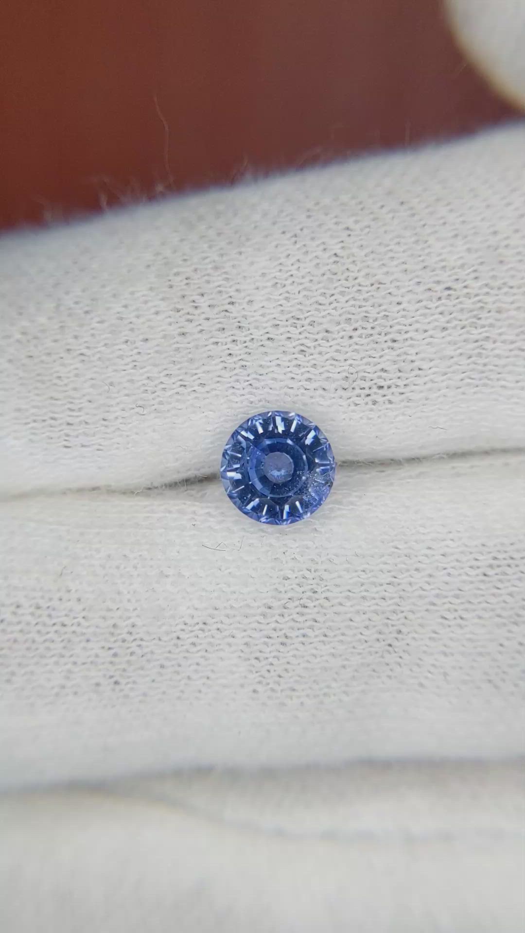 1.24 Ct. Blue Sapphire from Ceylon (Sri Lanka) Size Video