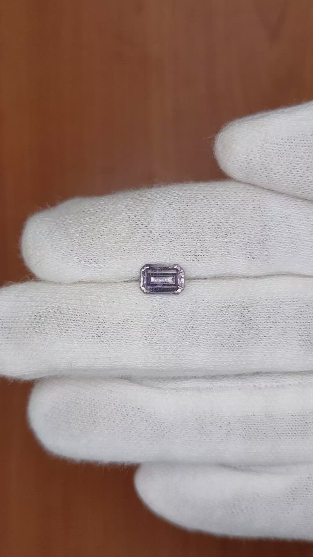 1.41 Ct. Purple Sapphire from Ceylon (Sri Lanka) Size Video