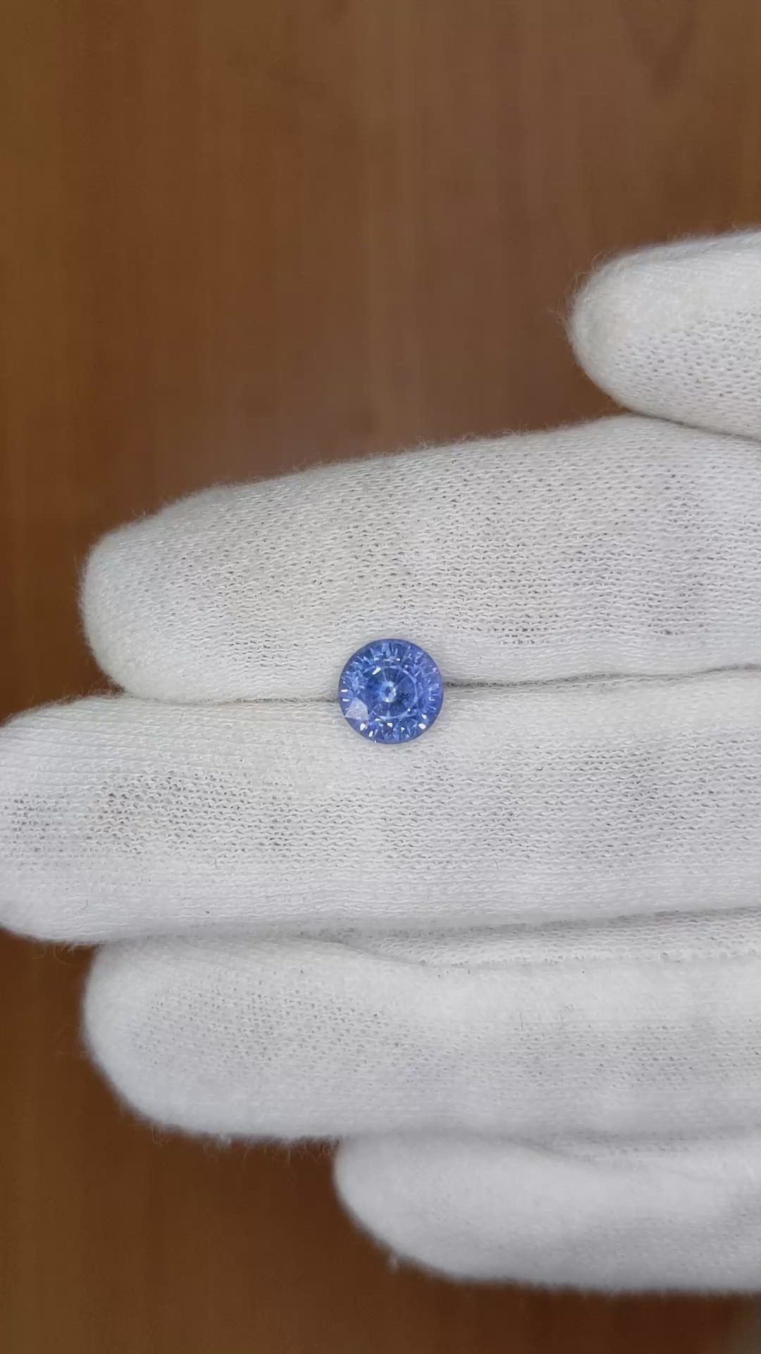 1.74 Ct. Blue Sapphire from Ceylon (Sri Lanka) Size Video
