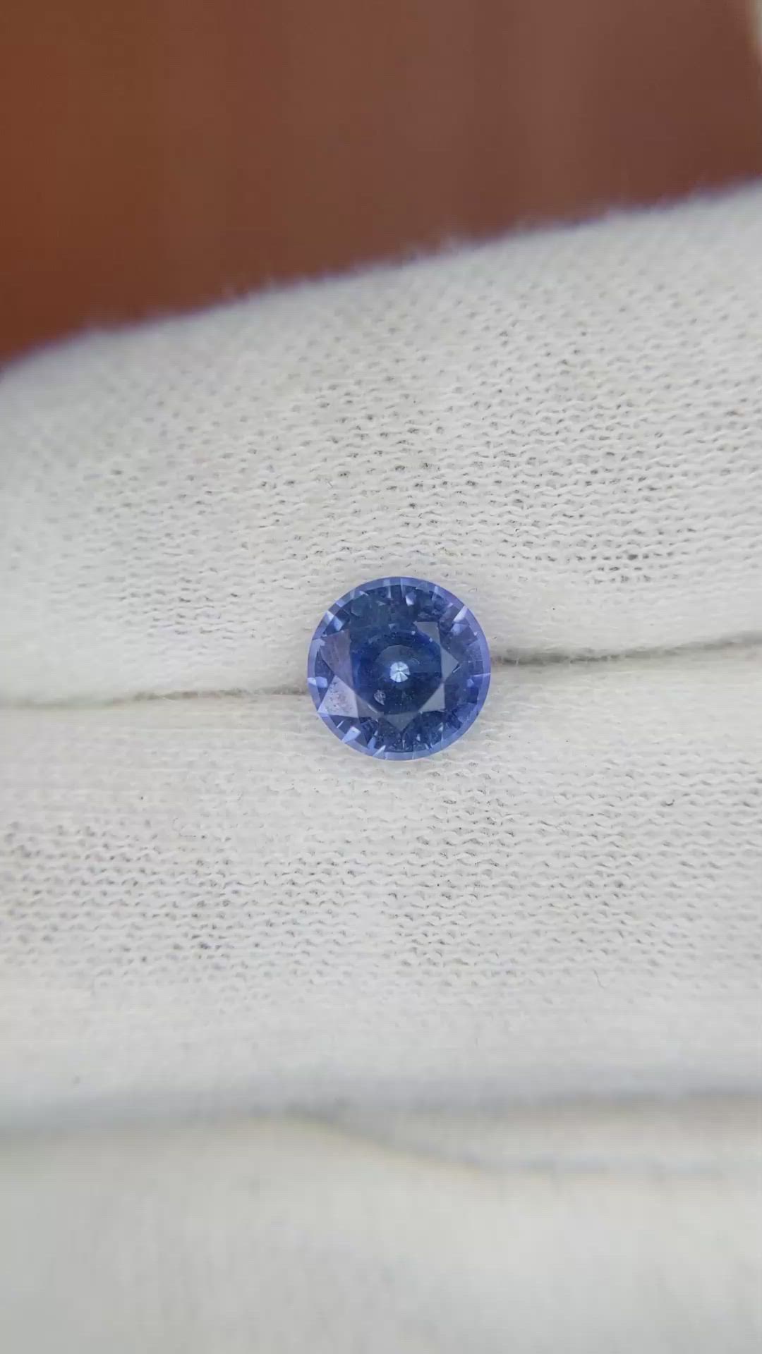 1.74 Ct. Blue Sapphire from Ceylon (Sri Lanka) Size Video