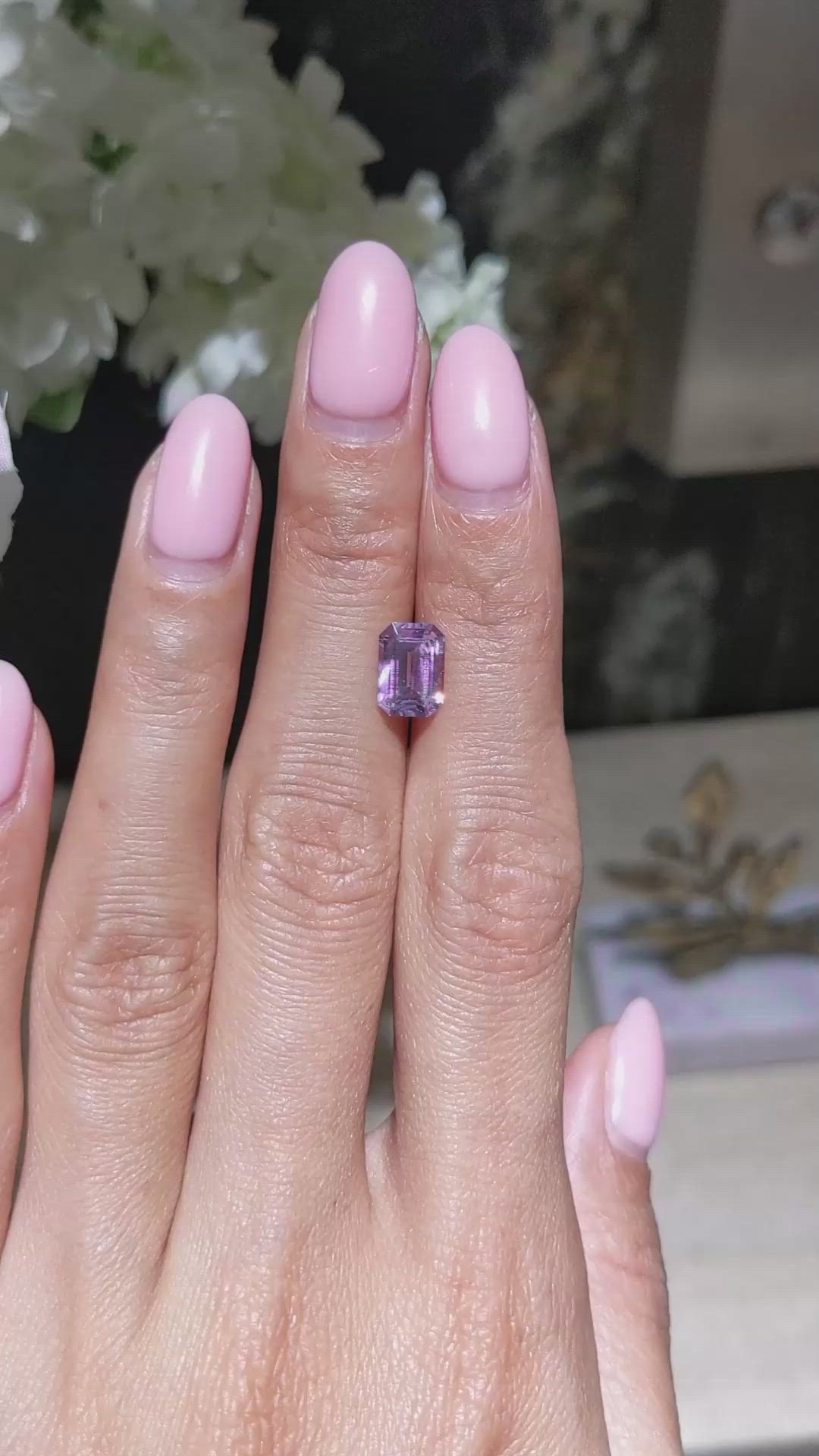 2.01 Ct. Pink Sapphire from Ceylon (Sri Lanka) Size Video