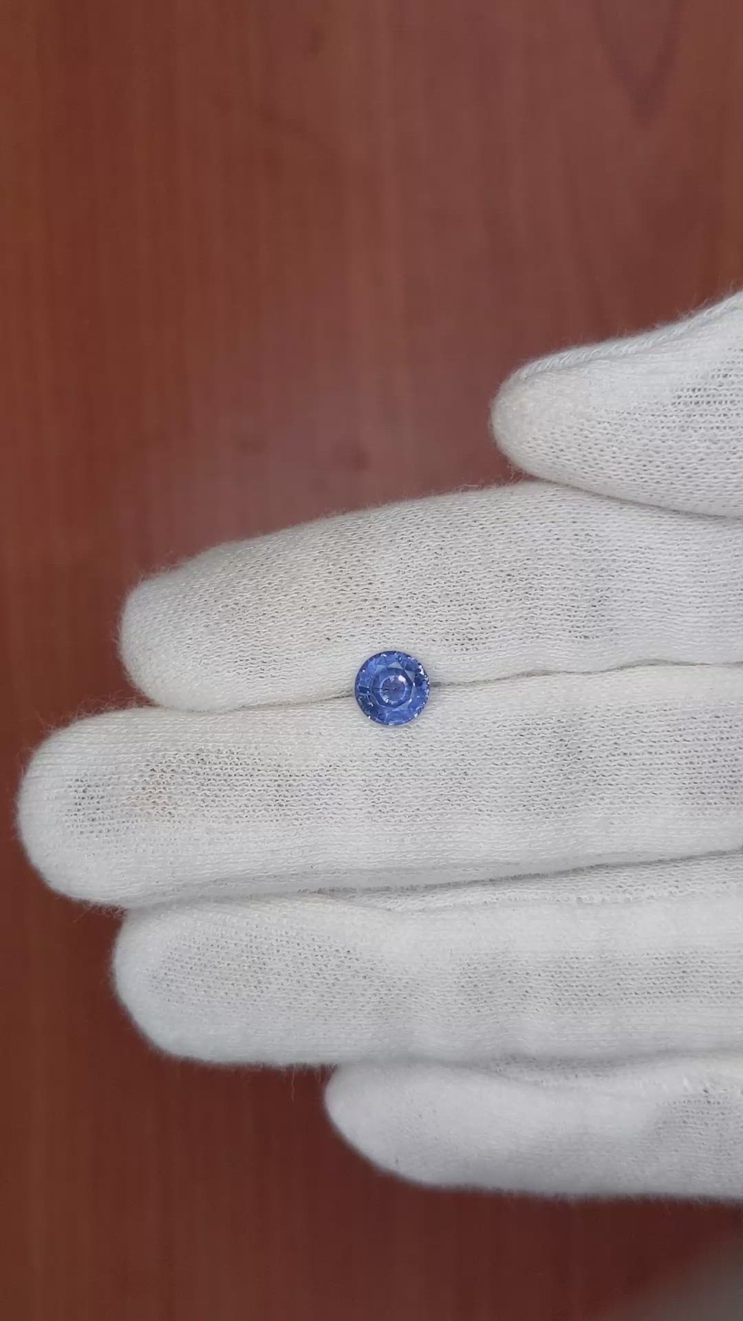 1.09 Ct. Blue Sapphire from Ceylon (Sri Lanka) Size Video