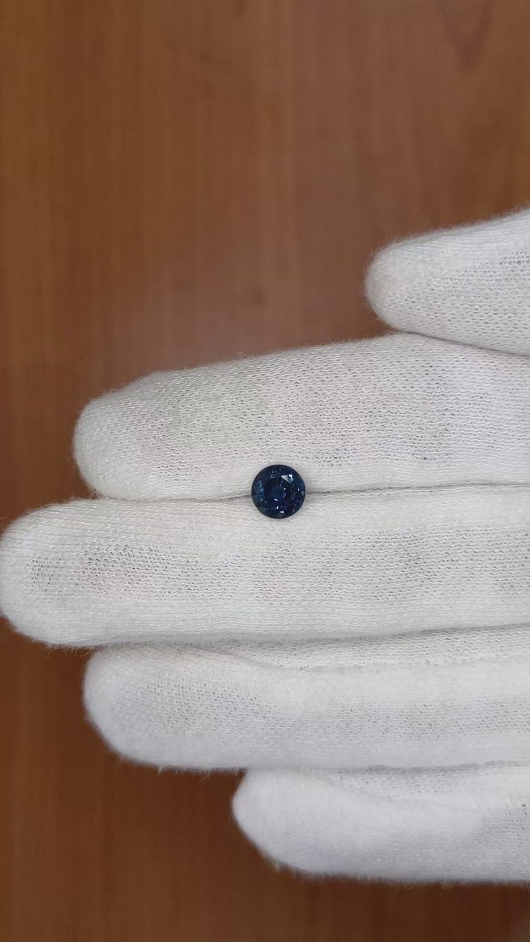 1.05 Ct. Blue Sapphire from Madagascar Size Video