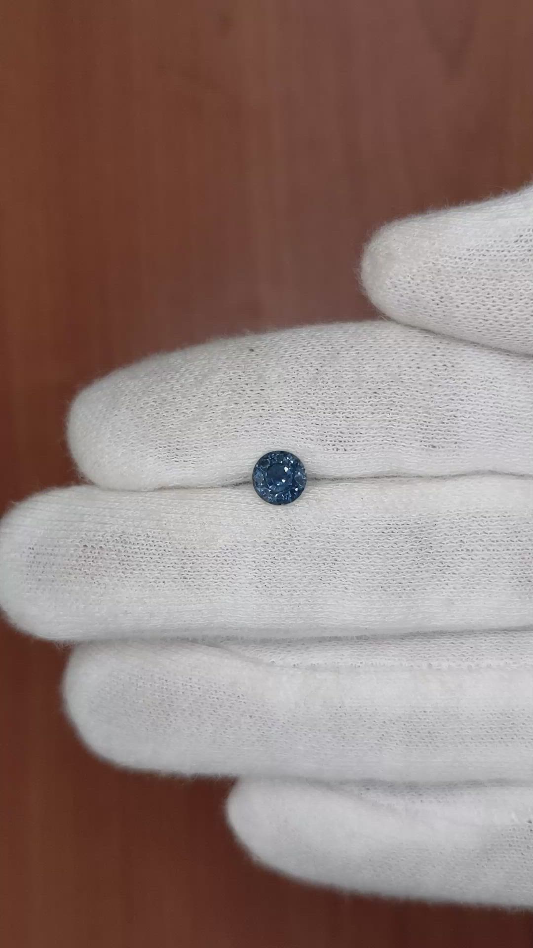 0.88 Ct. Blue Sapphire from Madagascar Size Video