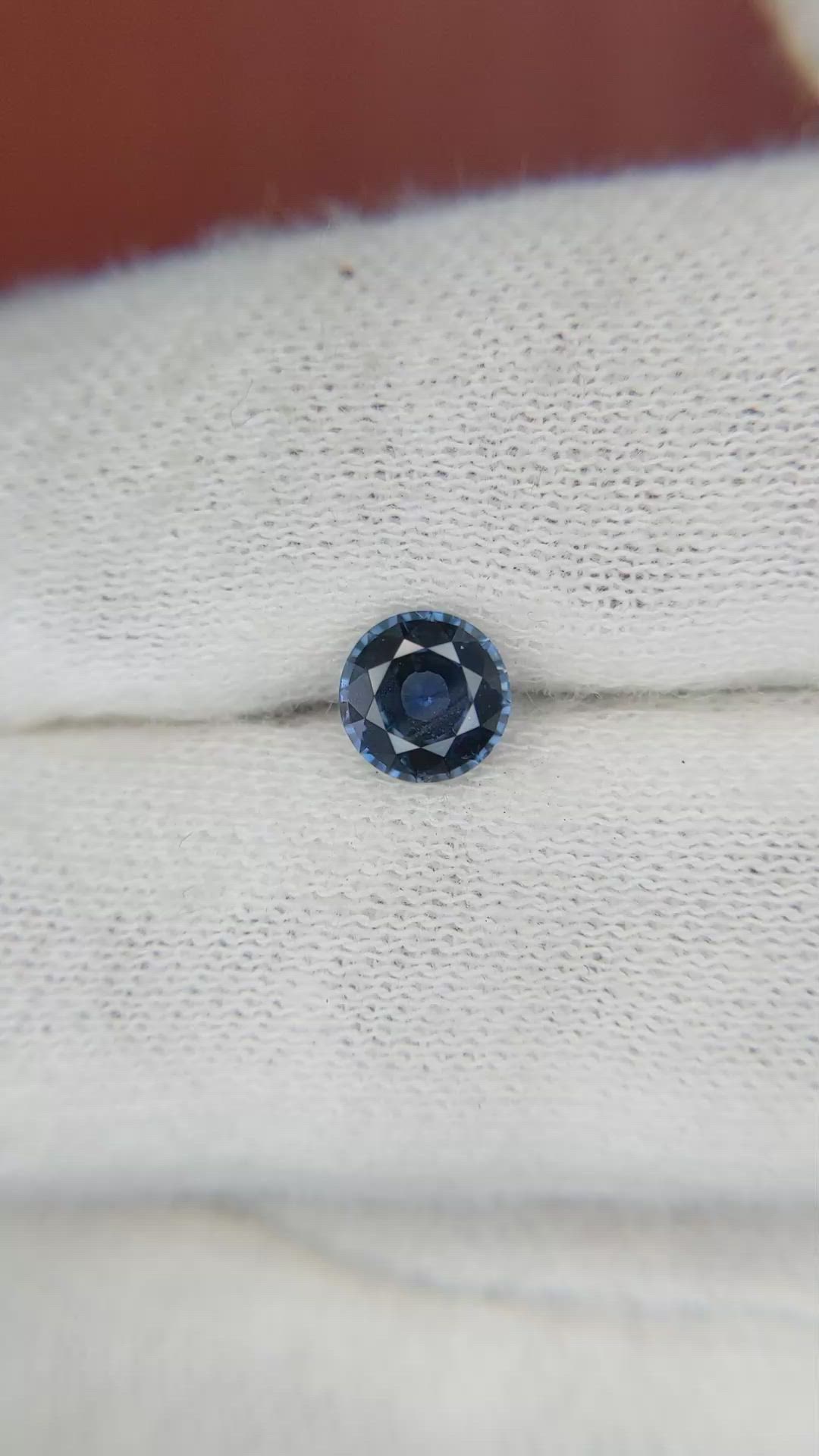 0.88 Ct. Blue Sapphire from Madagascar Size Video