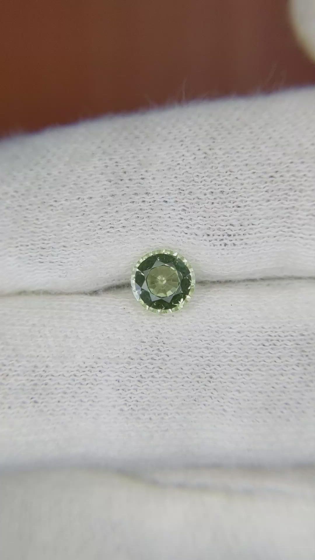 0.74 Ct. Sapphire from Madagascar Size Video
