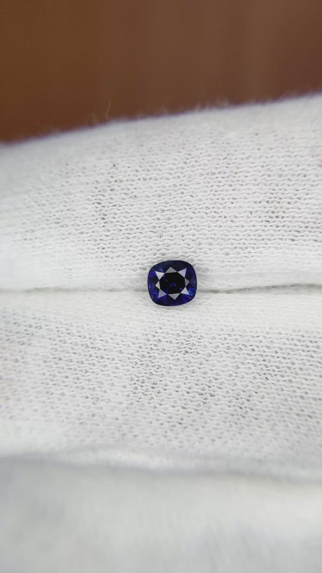 0.48 Ct. Blue Sapphire from Ceylon (Sri Lanka) Size Video